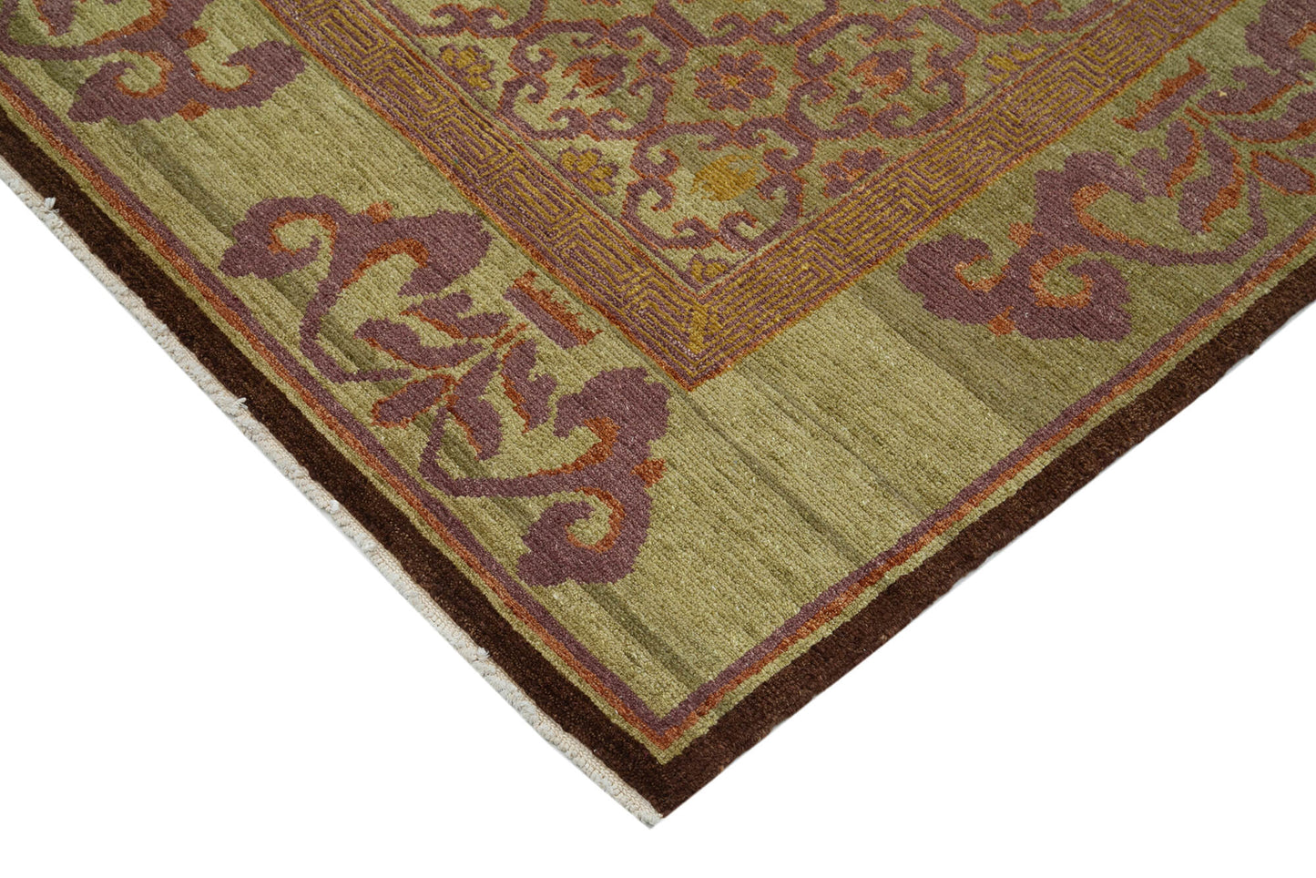 6x10 Green Oushak Rug - 33428