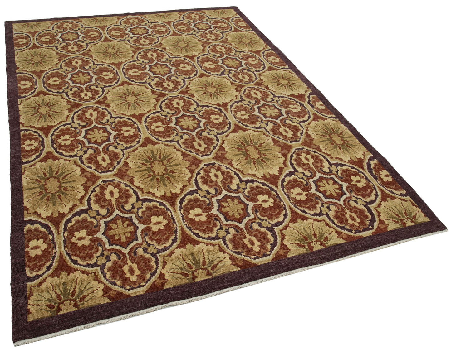 6x9 Red Oushak Rug - 33431