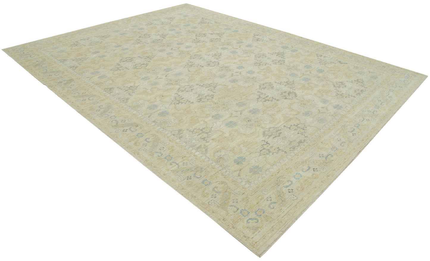 9x12 Beige Oushak Rug - 33440