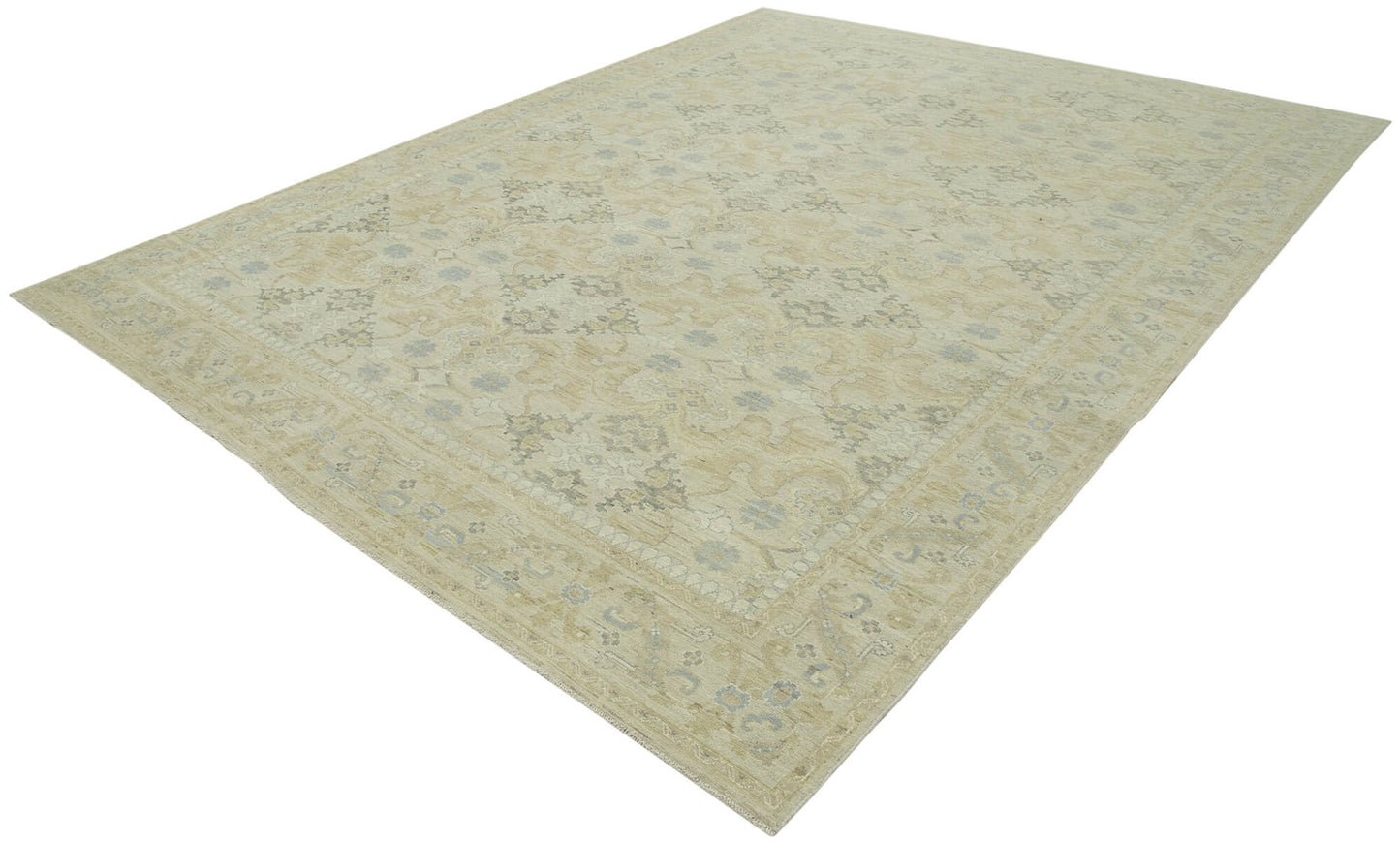 9x12 Beige Oushak Rug - 33440