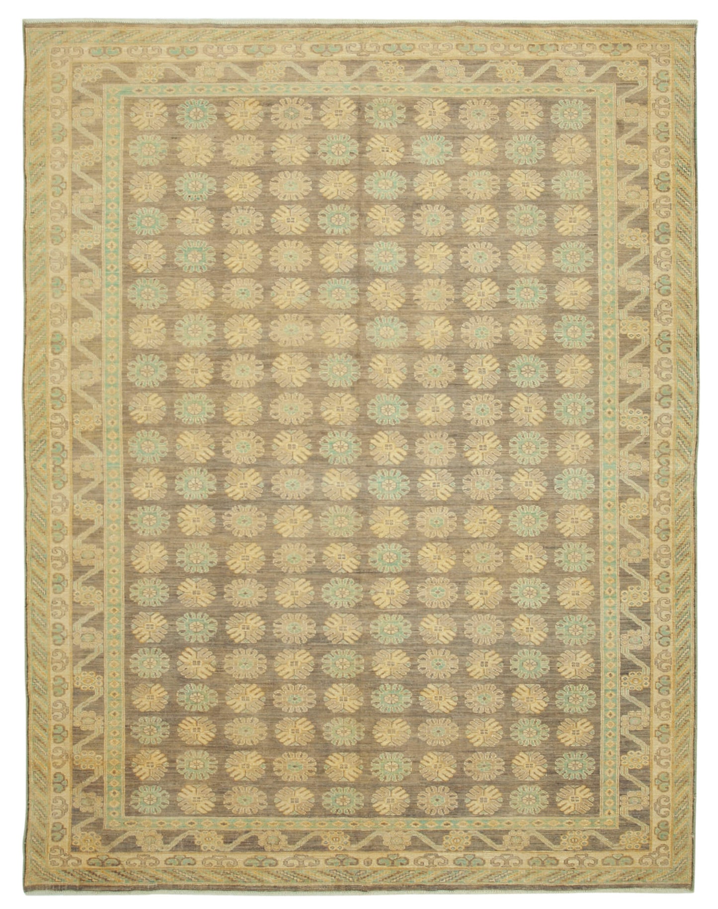 9x12 Beige Oushak Rug - 33443