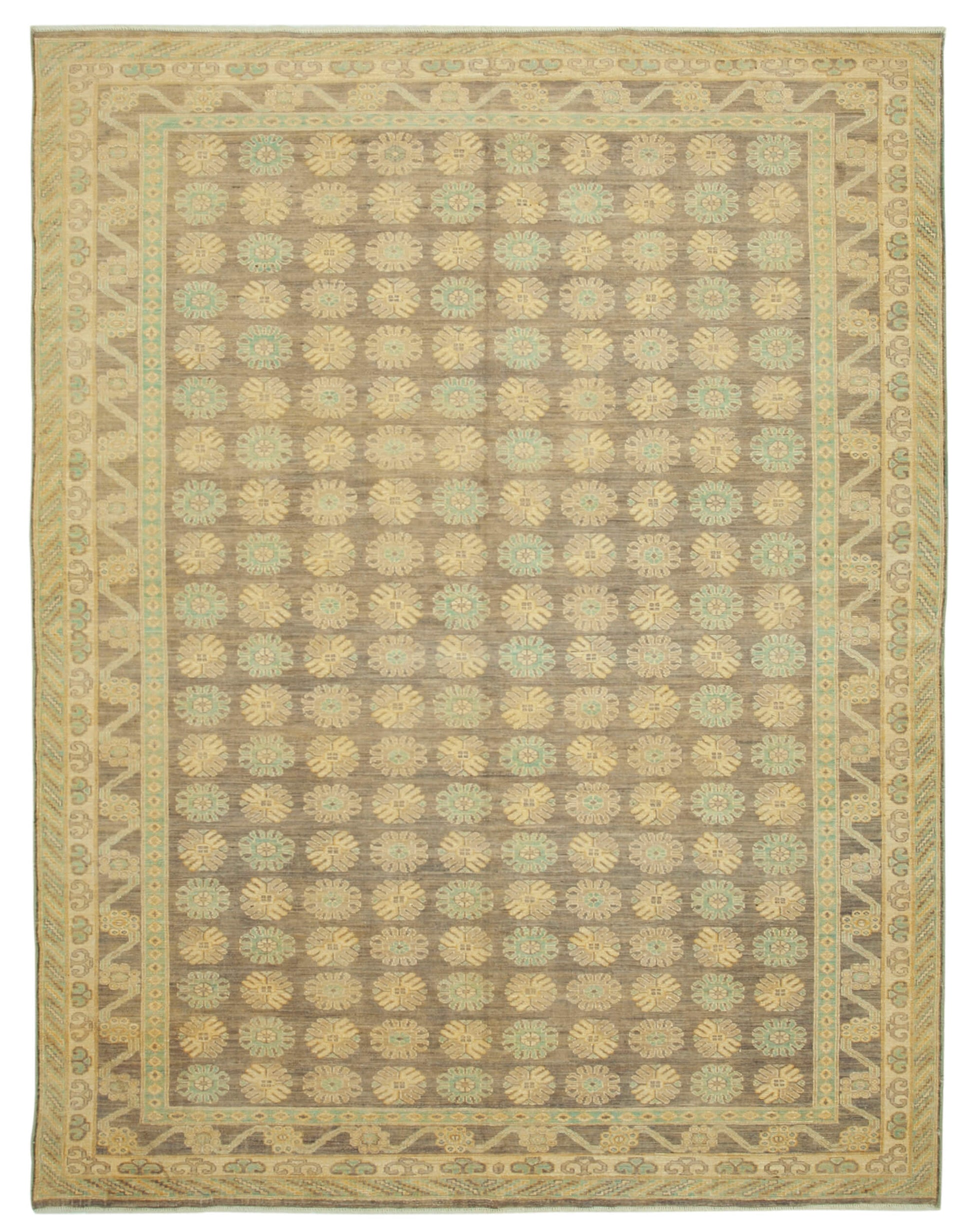 9x12 Beige Oushak Rug - 33443