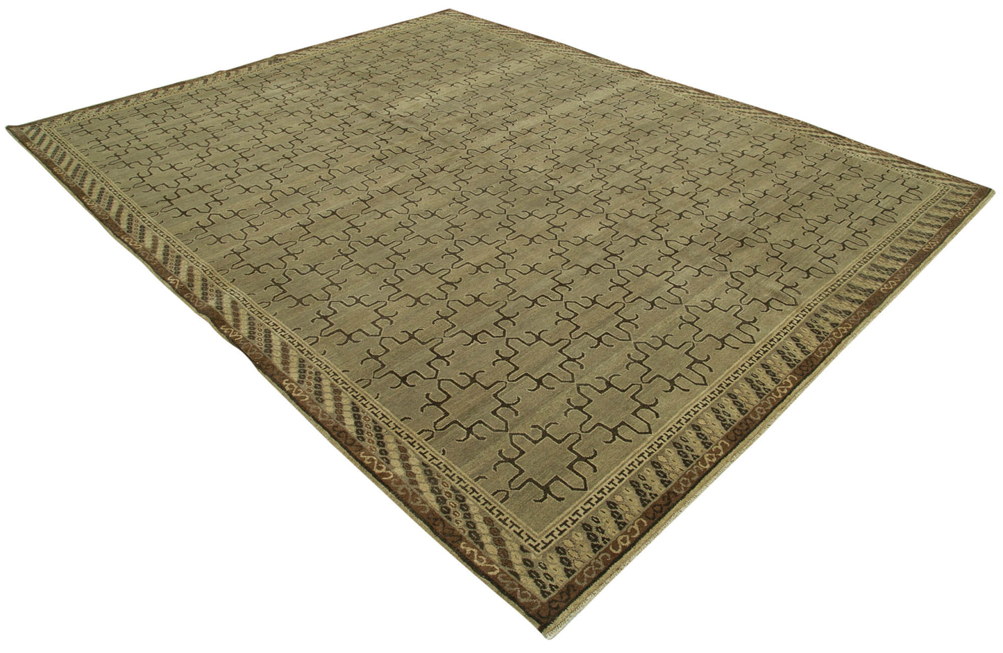 8x10 Brown Oushak Rug - 33451