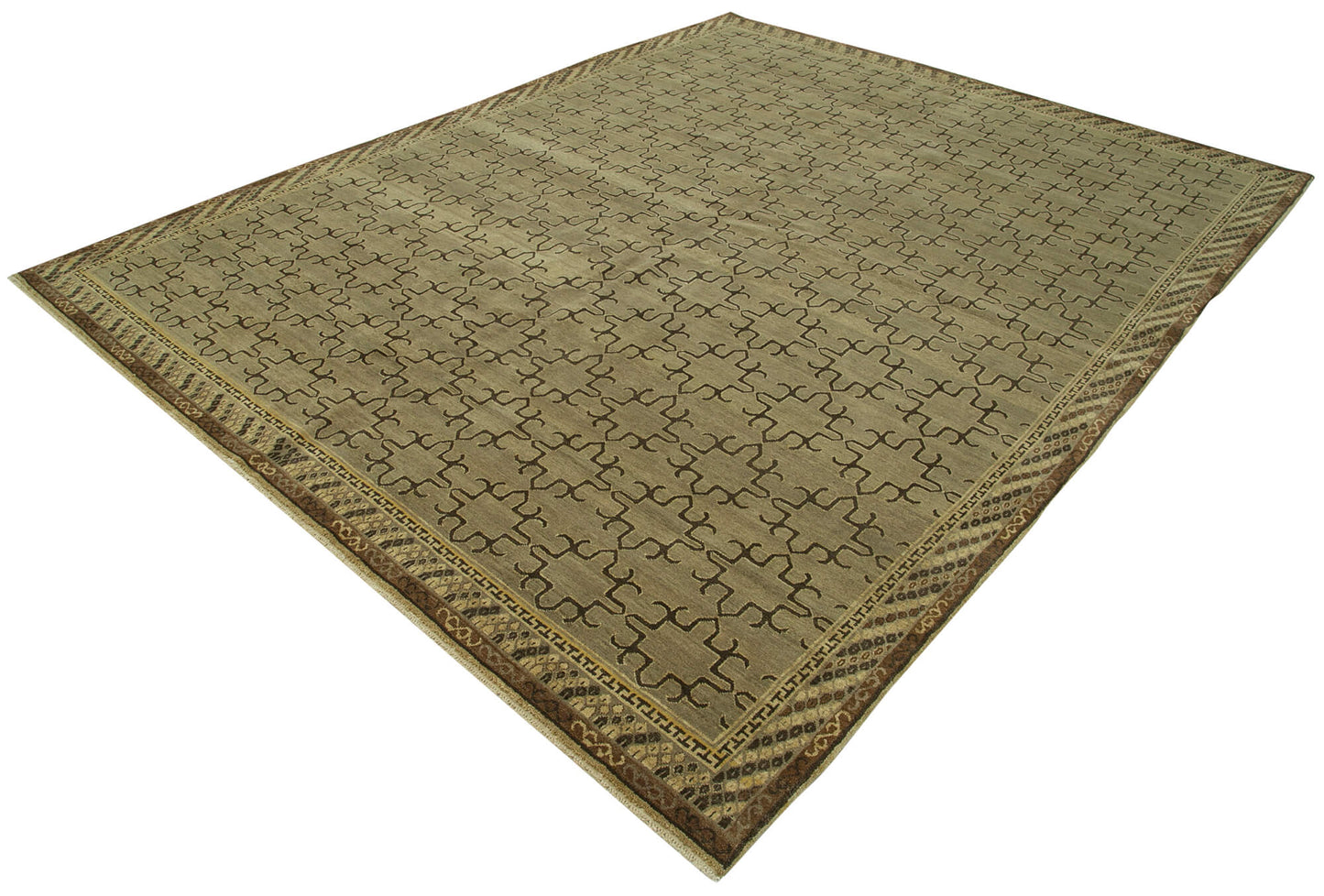 8x10 Brown Oushak Rug - 33451