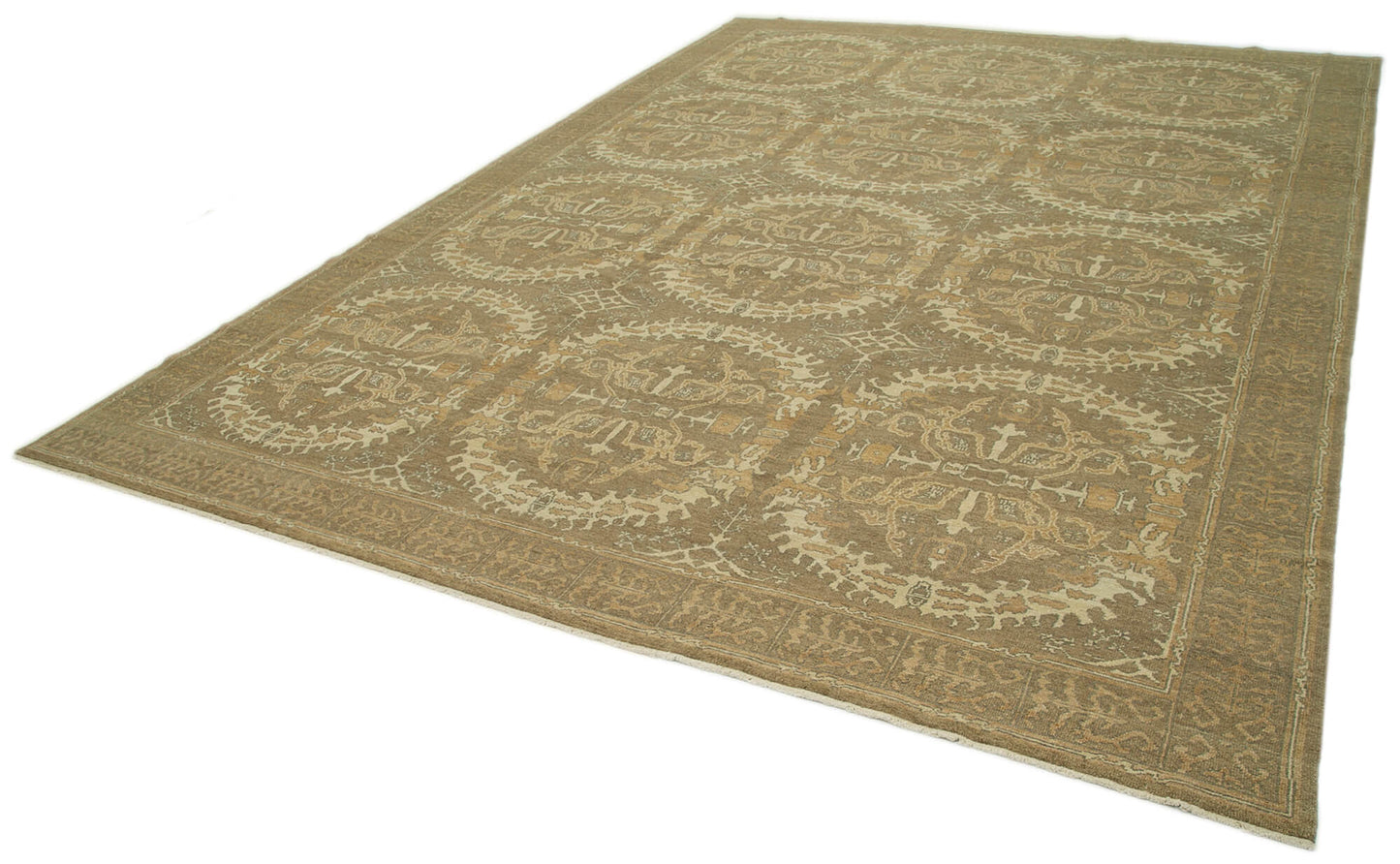 10x14 Brown Oushak Rug - 33456