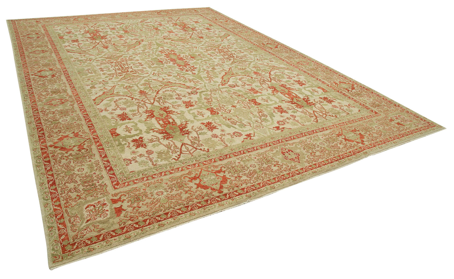 10x14 Beige Oushak Rug - 33457