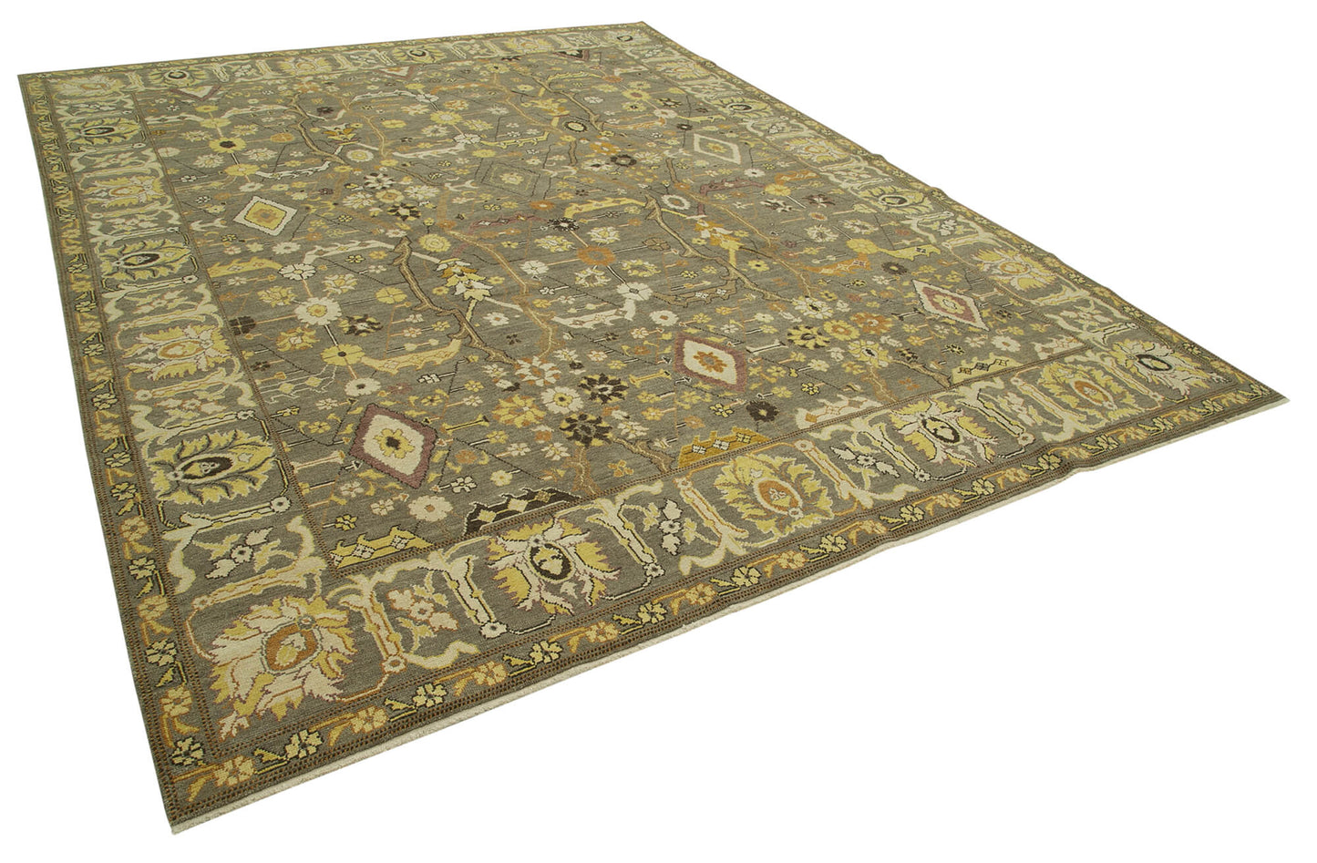 9x12 Brown Oushak Rug - 33463