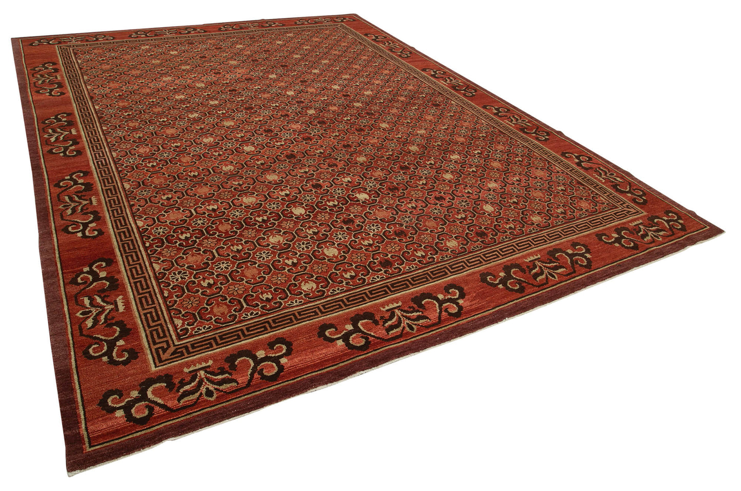 9x12 Red Oushak Rug - 33465