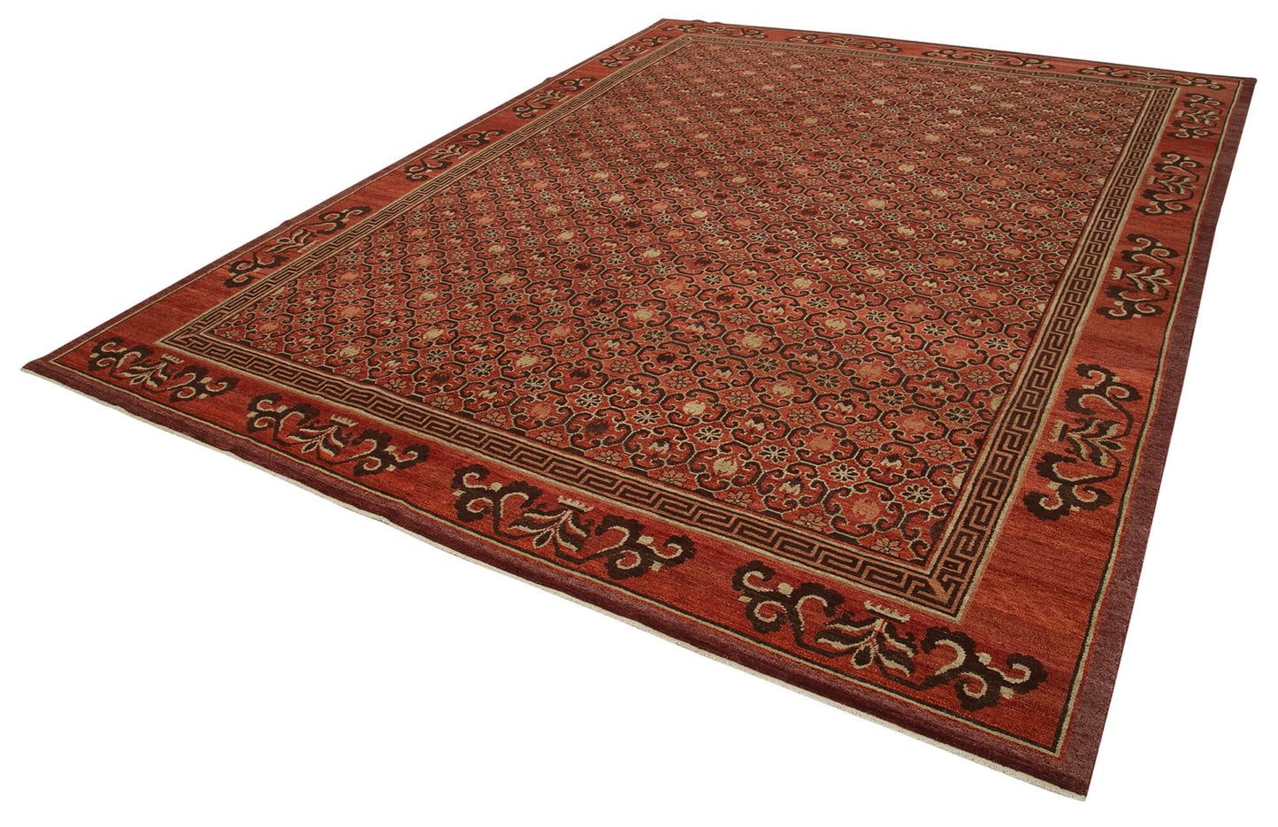 9x12 Red Oushak Rug - 33465