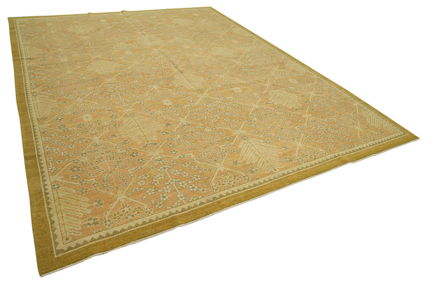 9x12 Beige Oushak Rug - 33466