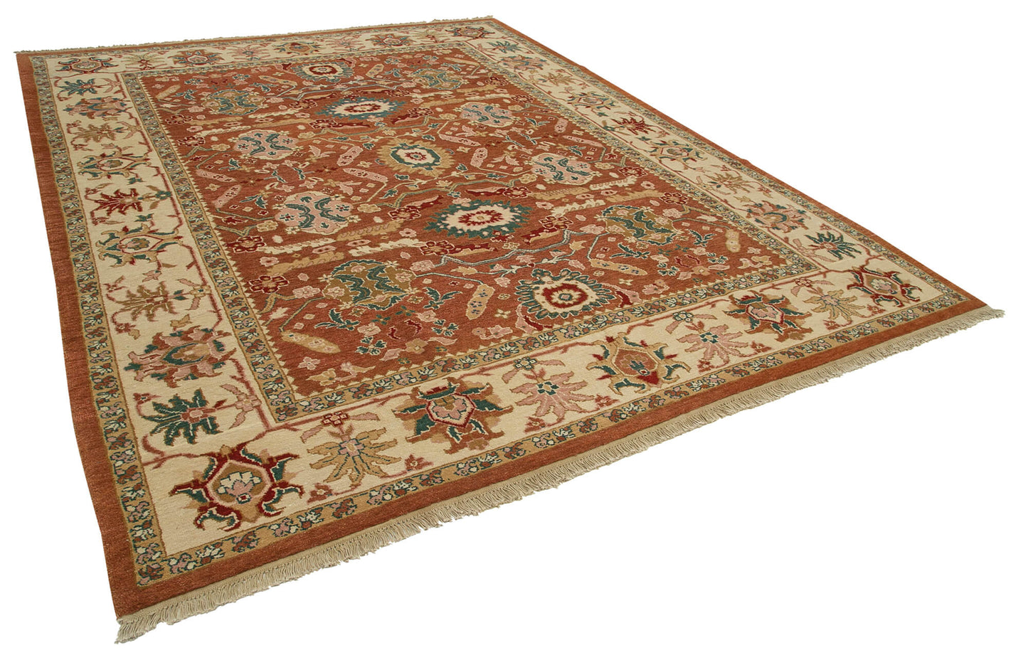 9x12 Red Oushak Rug - 33468