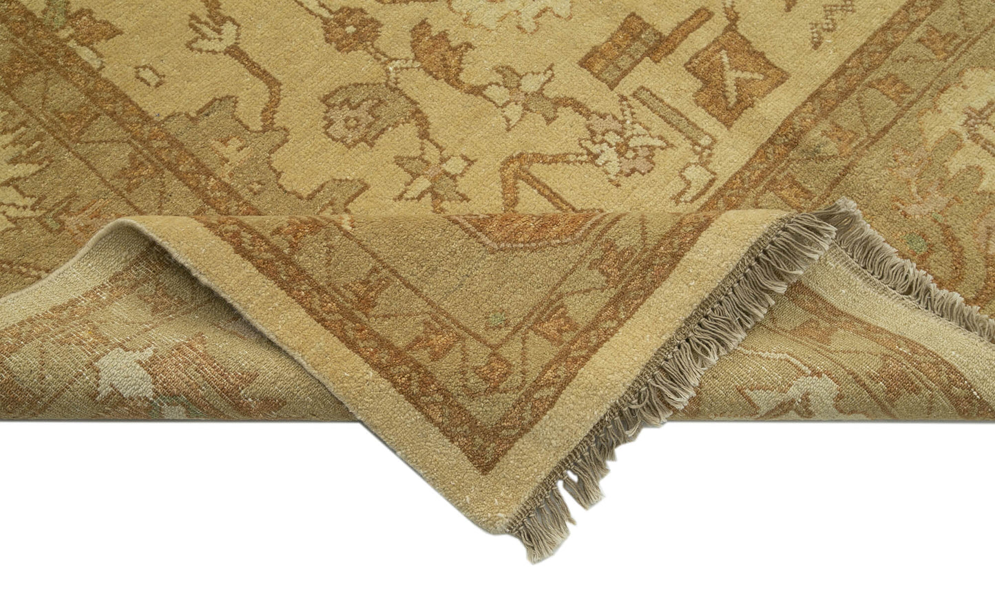 9x12 Beige Oushak Rug - 33470