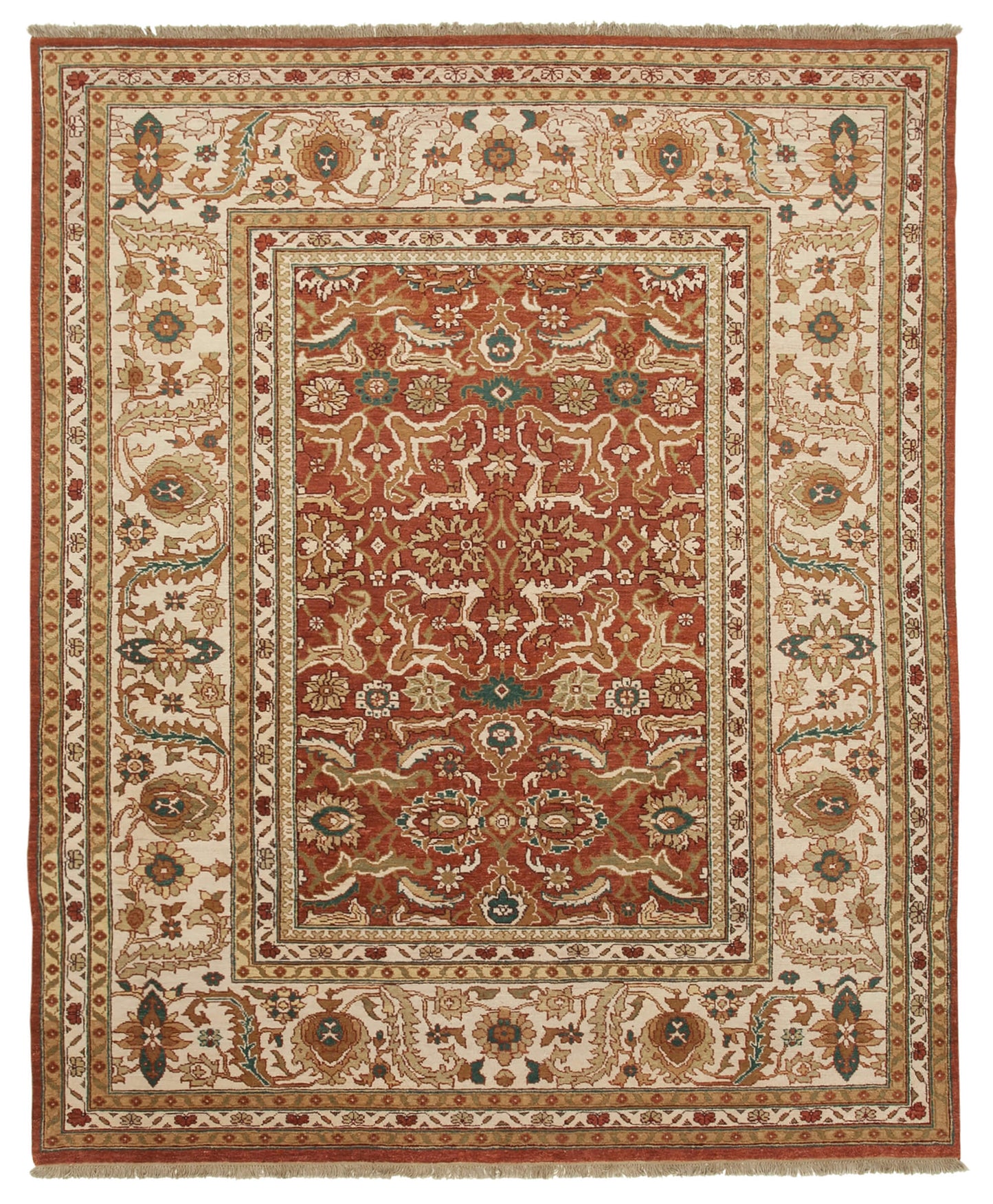 9x11 Red Oushak Rug - 33472