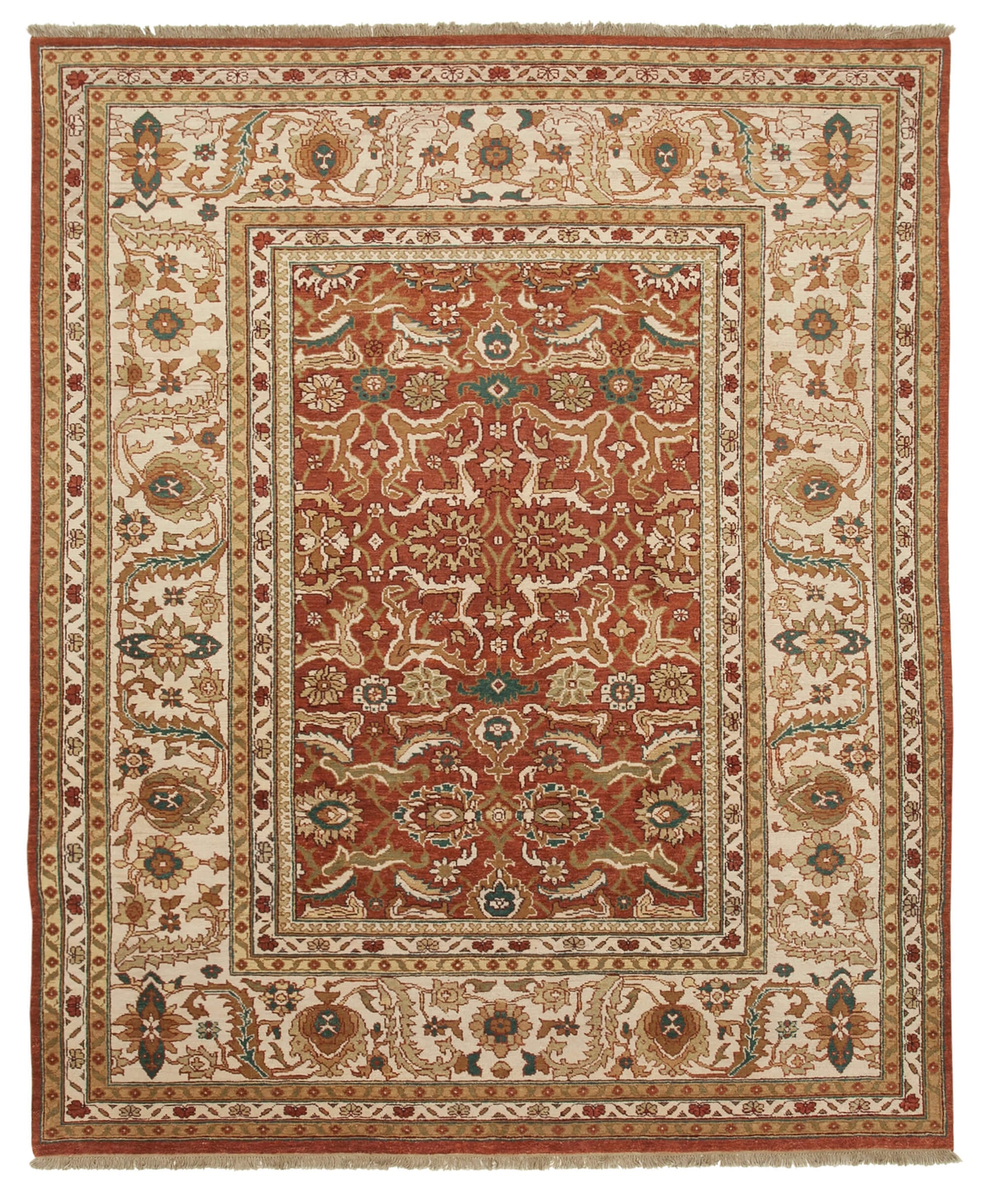 9x11 Red Oushak Rug - 33472