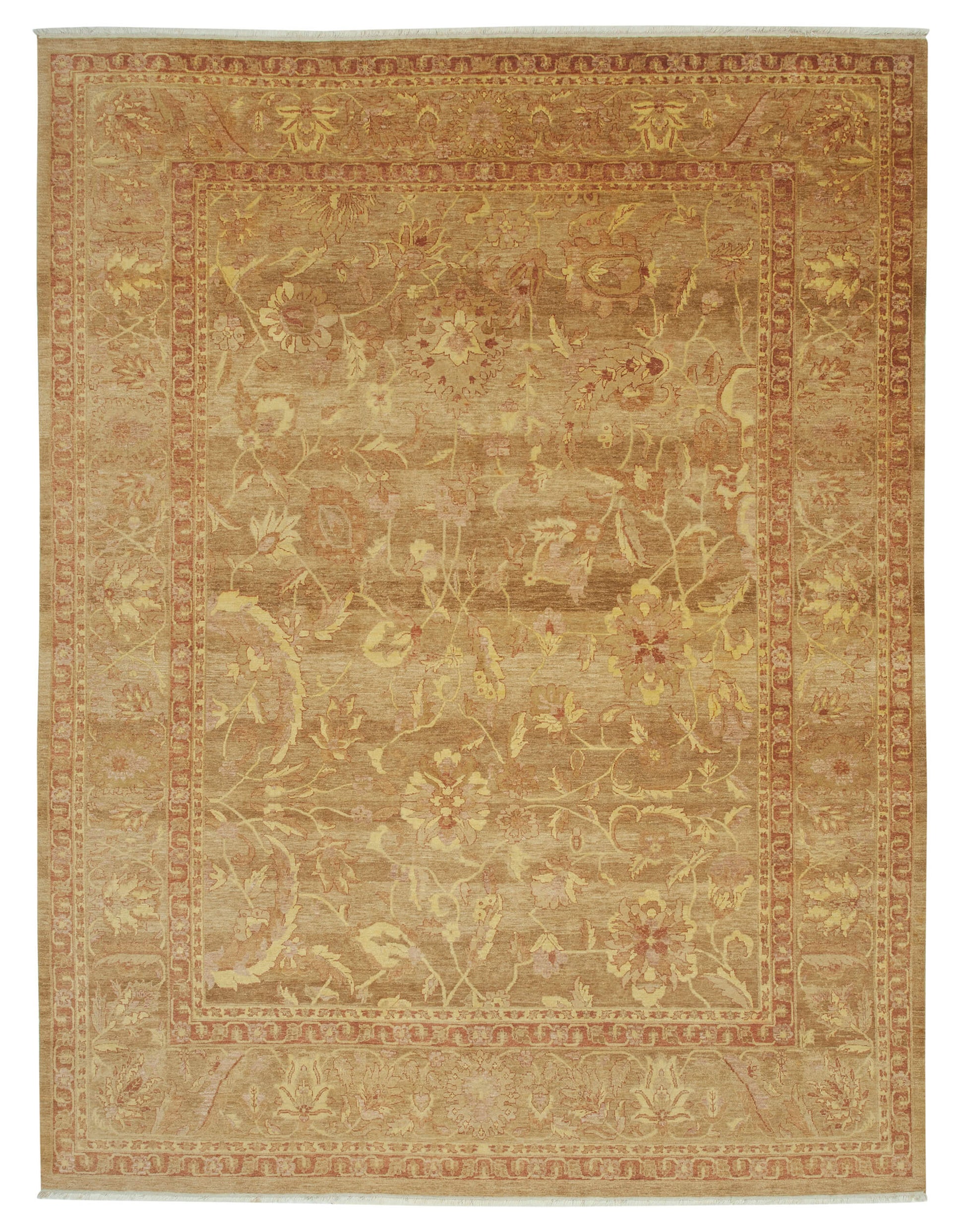 9x12 Brown Oushak Rug - 33476