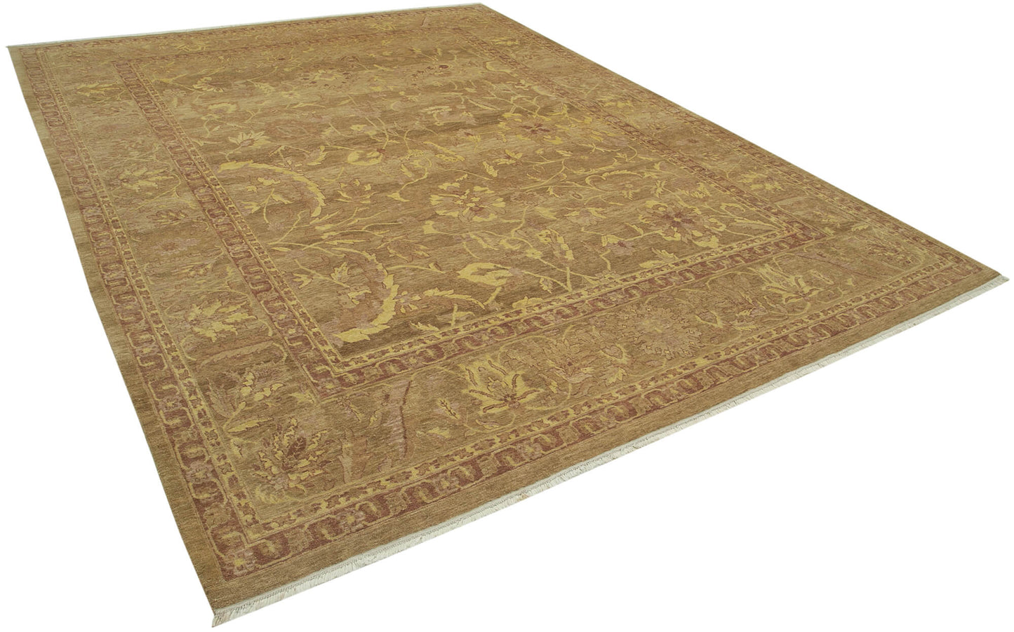 9x12 Brown Oushak Rug - 33476