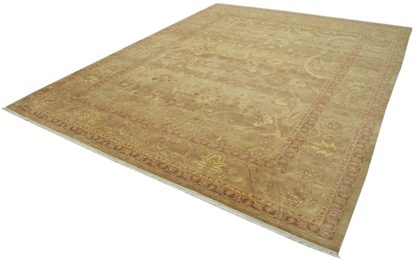 9x12 Brown Oushak Rug - 33476