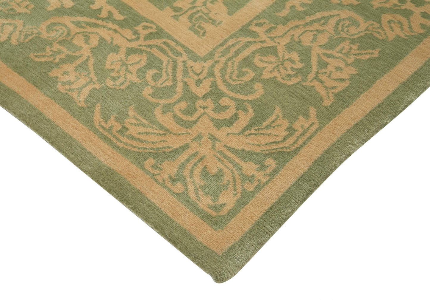 8x10 Green Oushak Rug - 33484