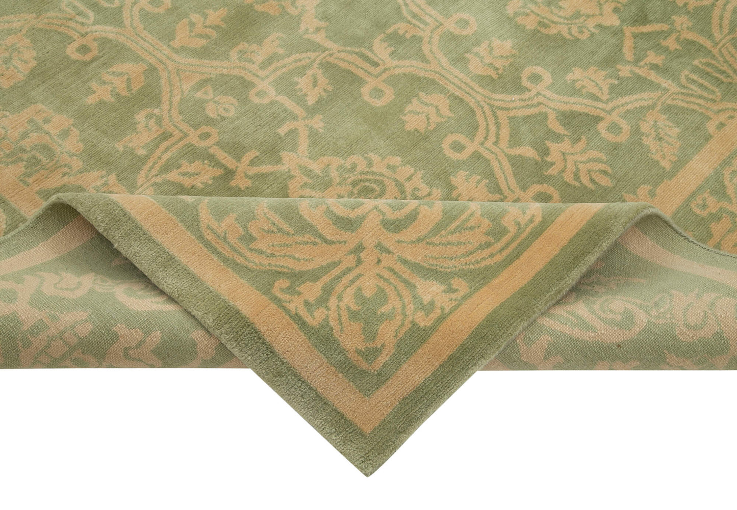 8x10 Green Oushak Rug - 33484