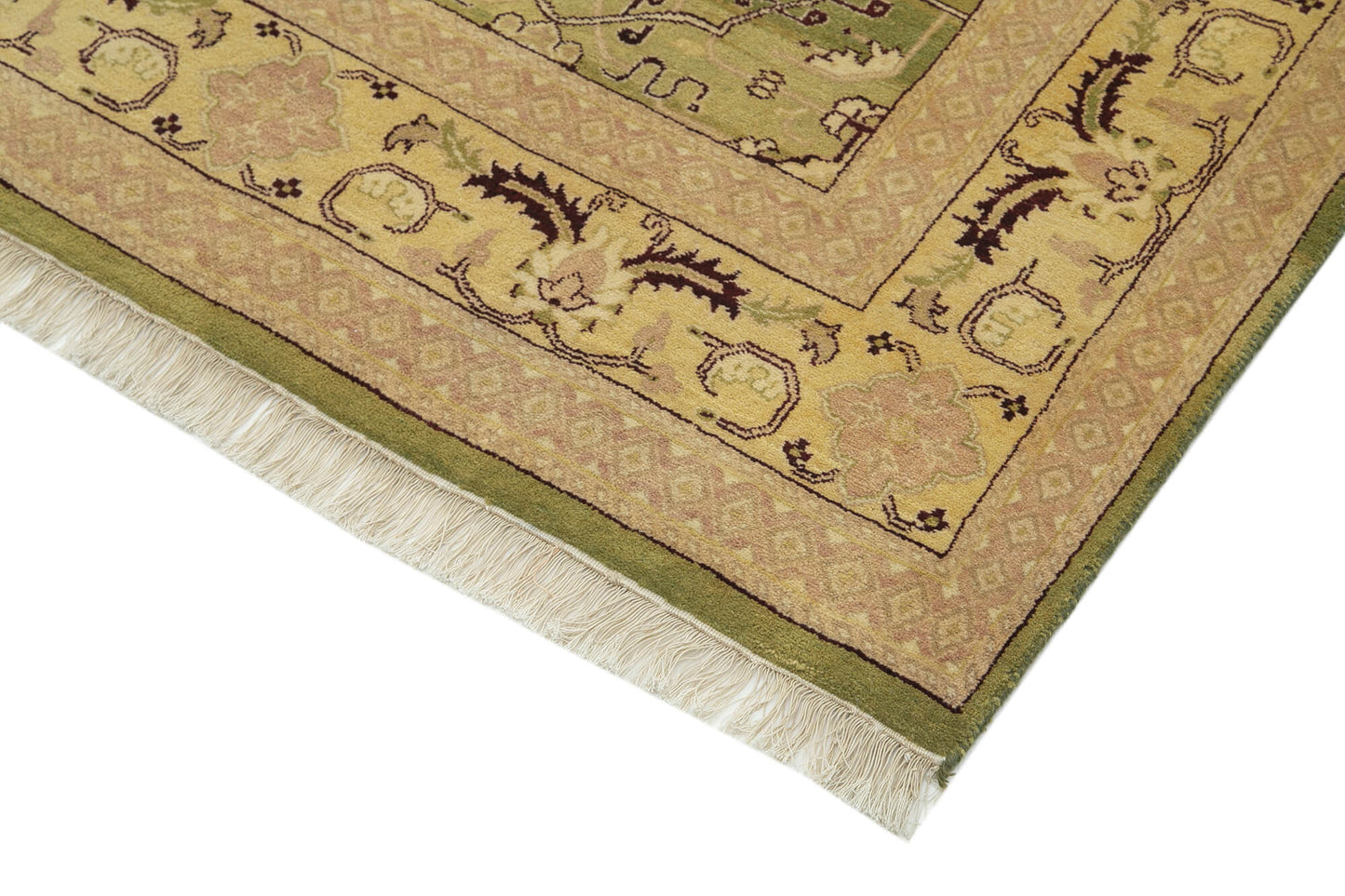 8x10 Green Oushak Rug - 33486