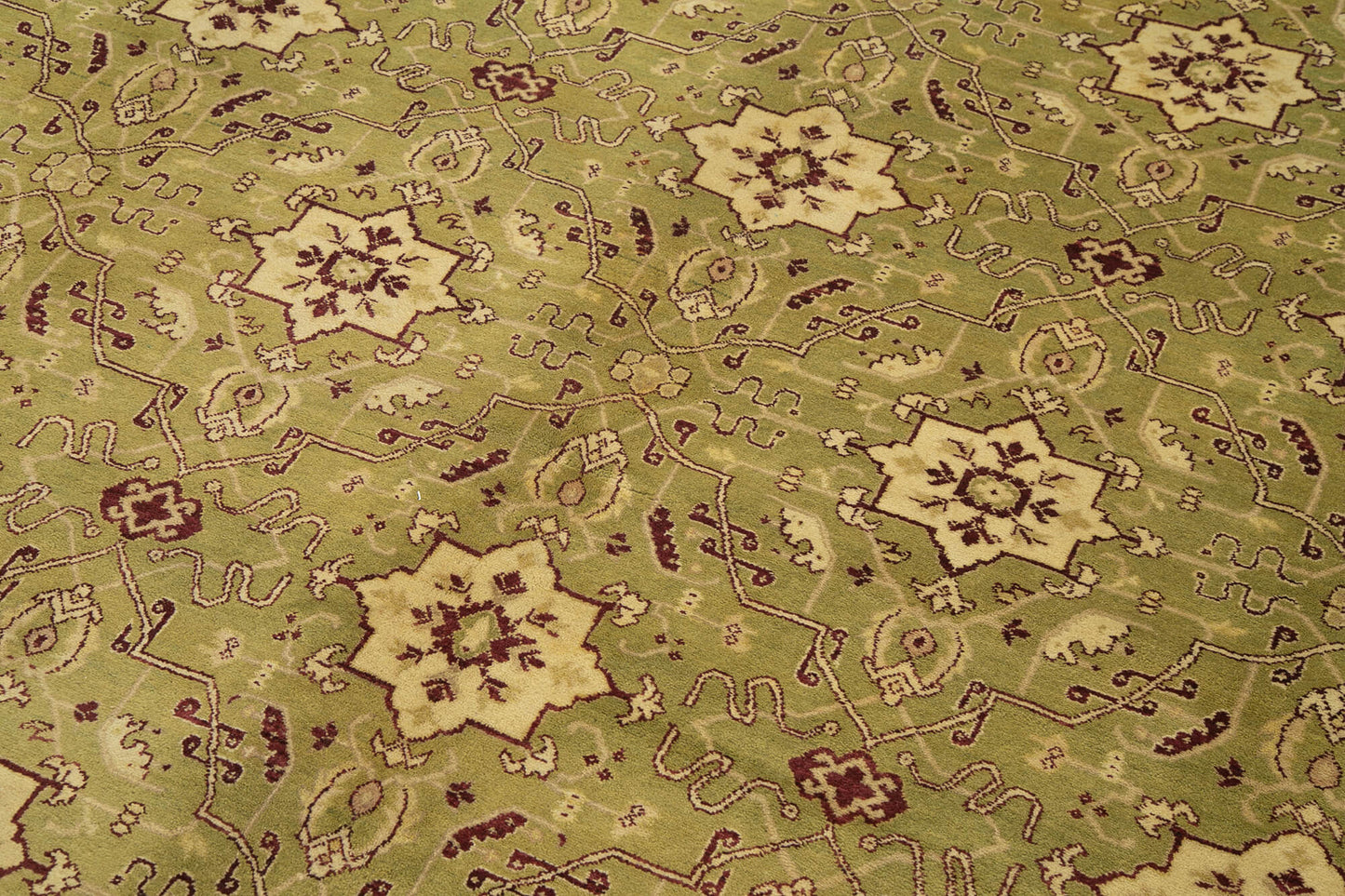 8x10 Green Oushak Rug - 33486