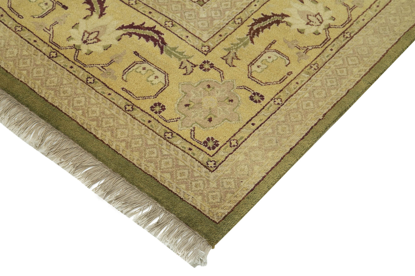 9x12 Green Oushak Rug - 33489