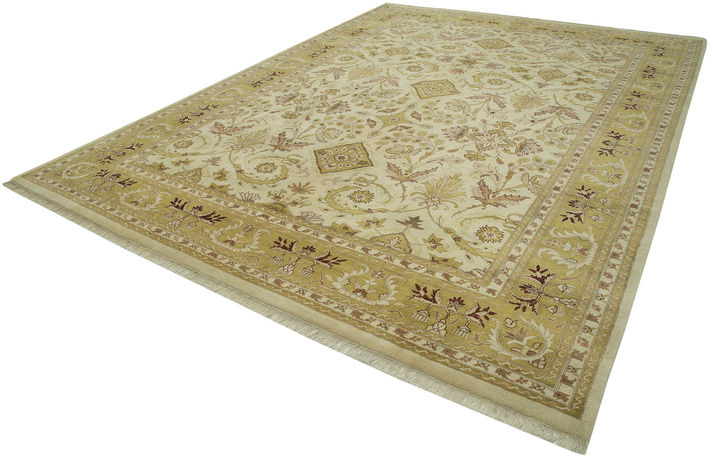 10x14 Beige Oushak Rug - 33491