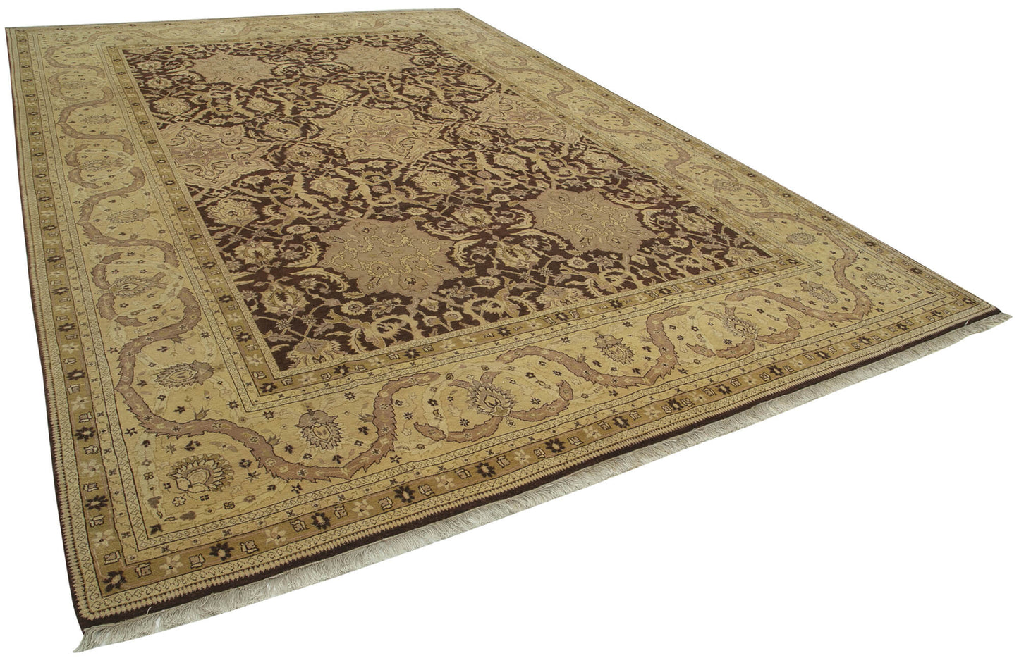 10x14 Beige Oushak Rug - 33492