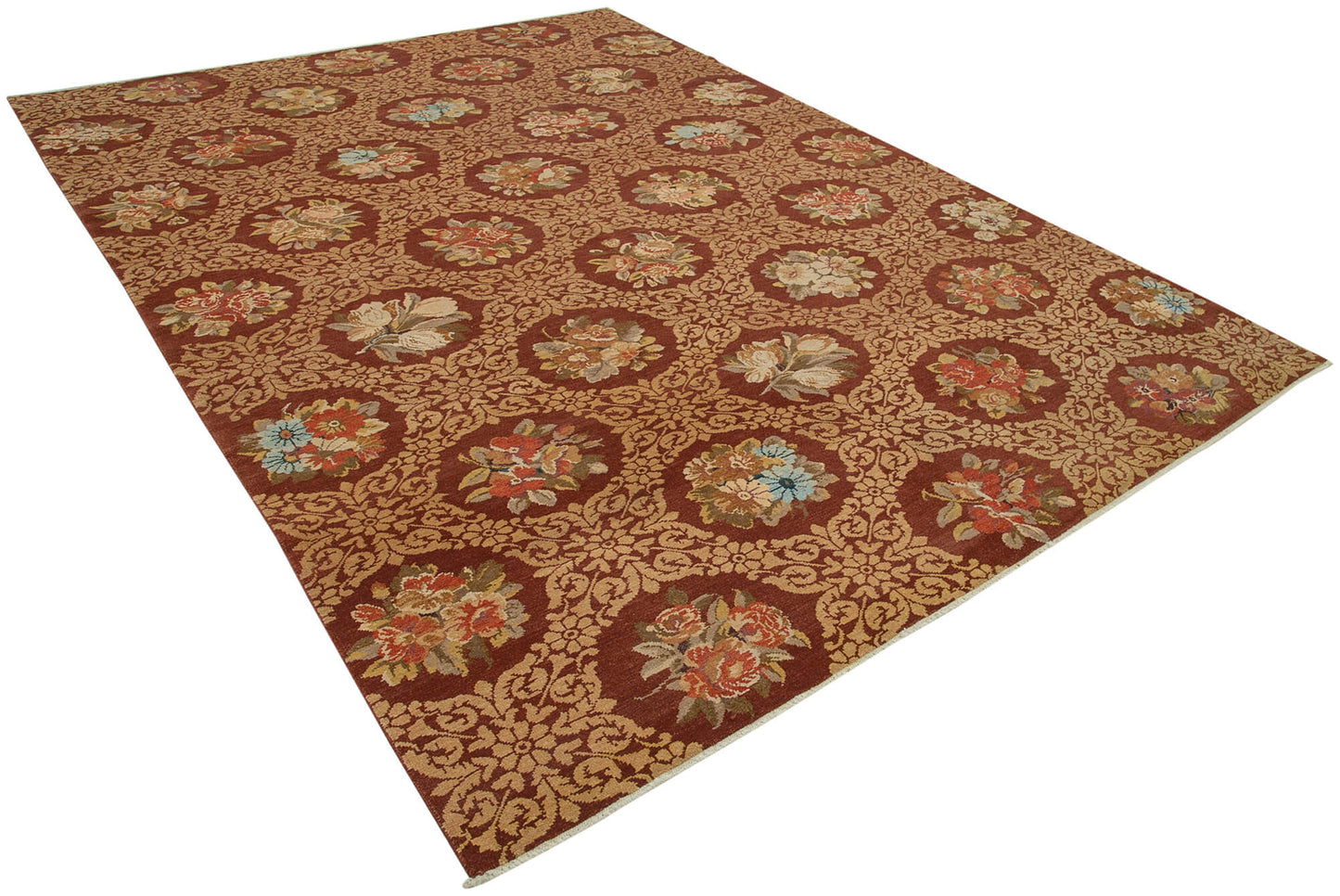 8x10 Red Oushak Rug - 33495