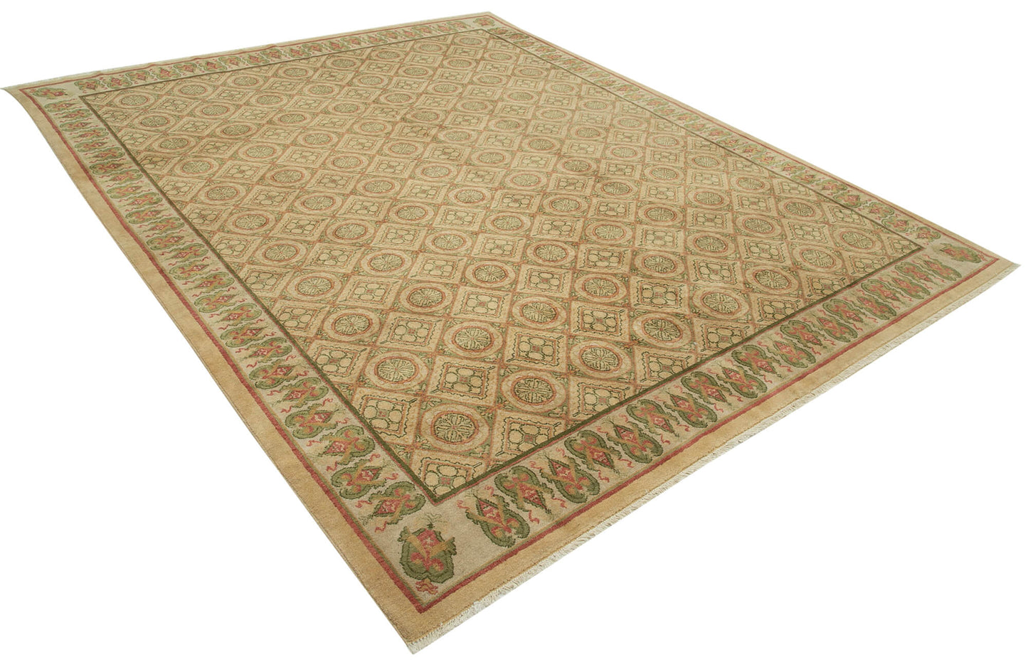 8x10 Beige Oushak Rug - 33496