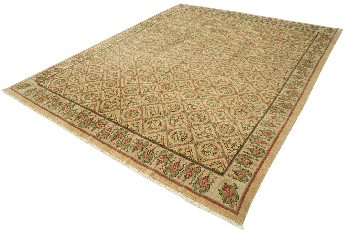 8x10 Beige Oushak Rug - 33496