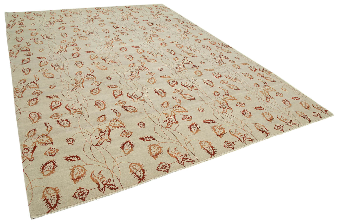 9x12 Beige Oushak Rug - 33500