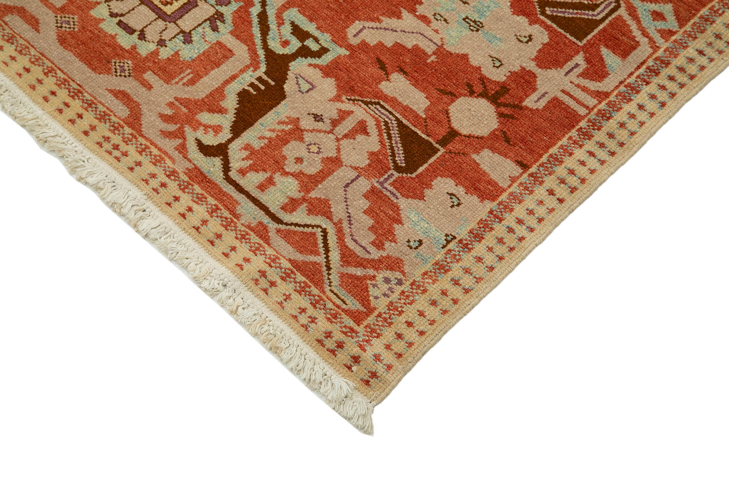 9x11 Beige Oushak Rug - 33502