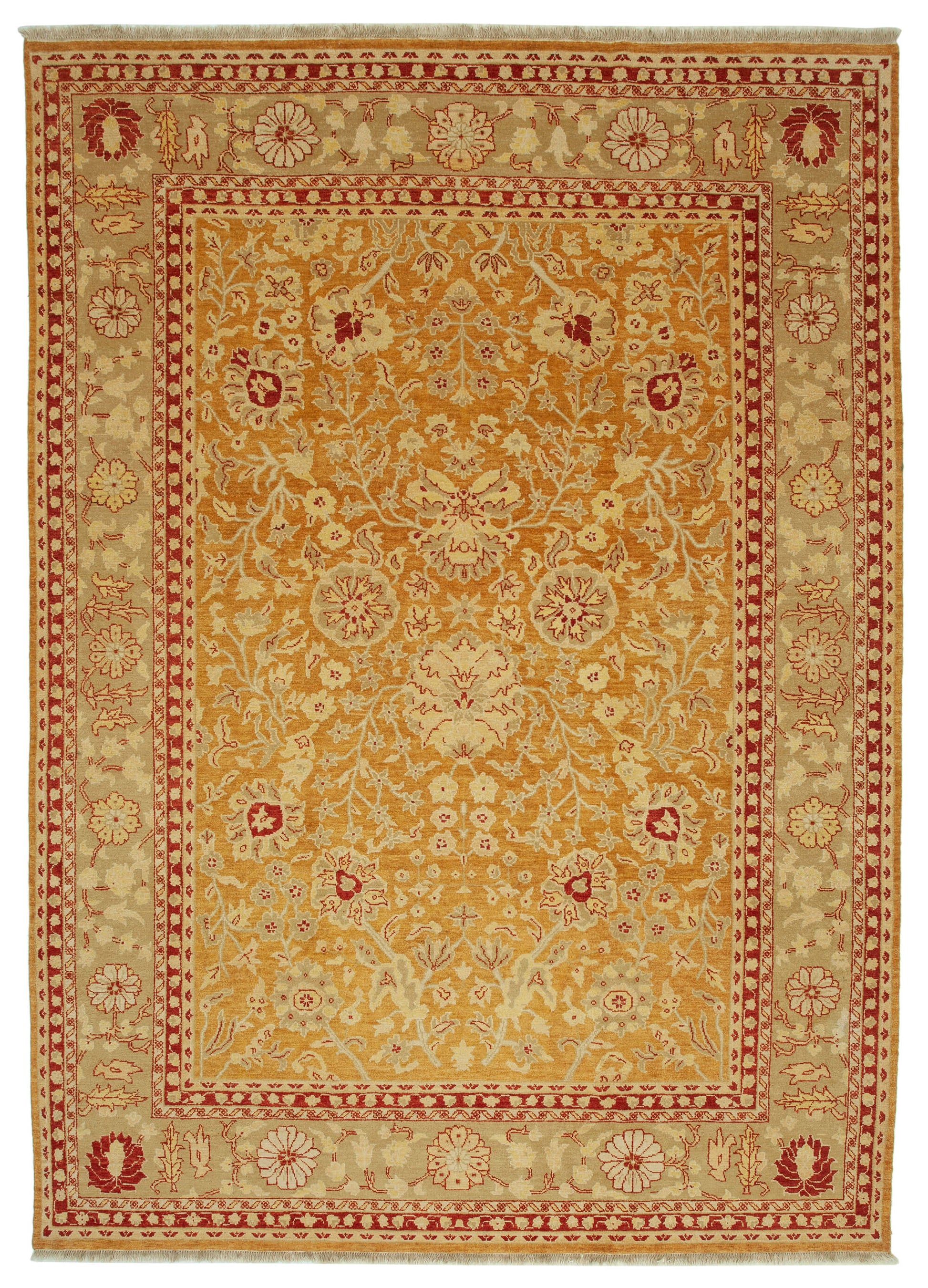 10x14 Orange Oushak Rug - 33506