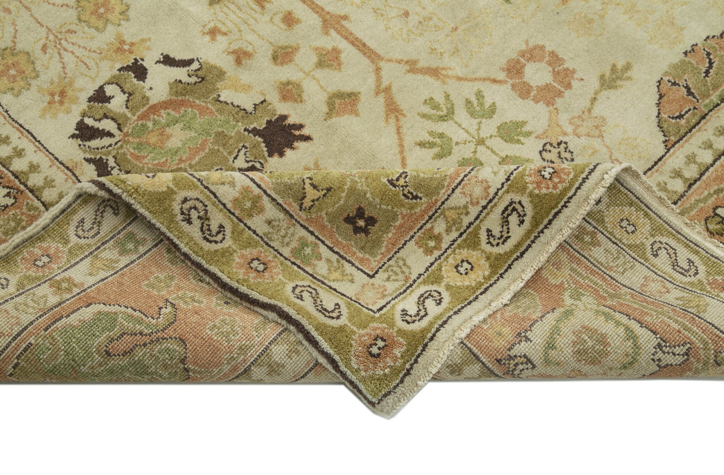 9x12 Beige Oushak Rug - 33507