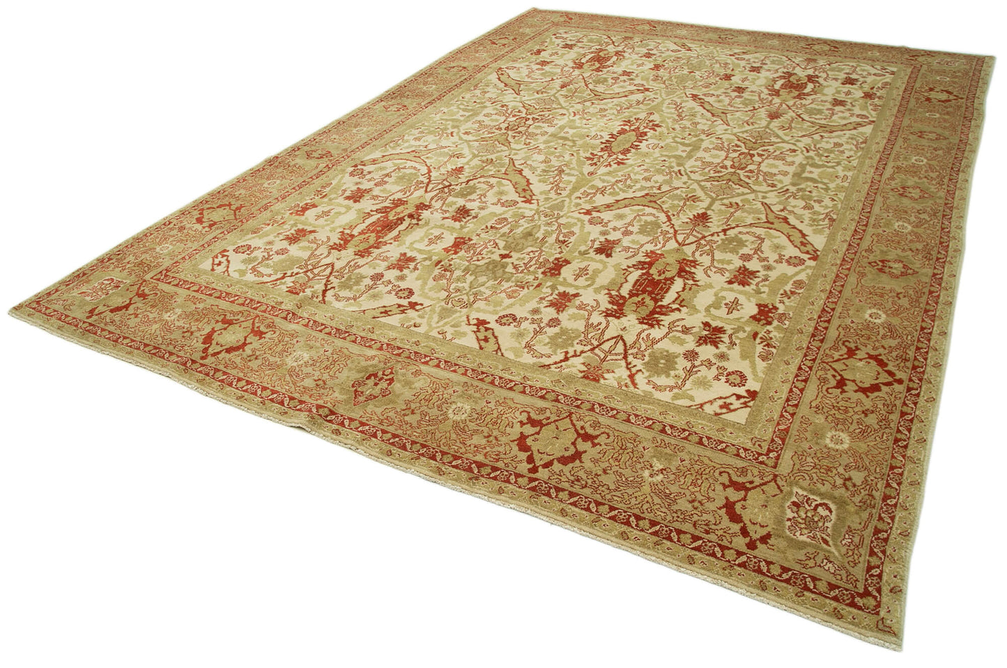 9x12 Beige Oushak Rug - 33508