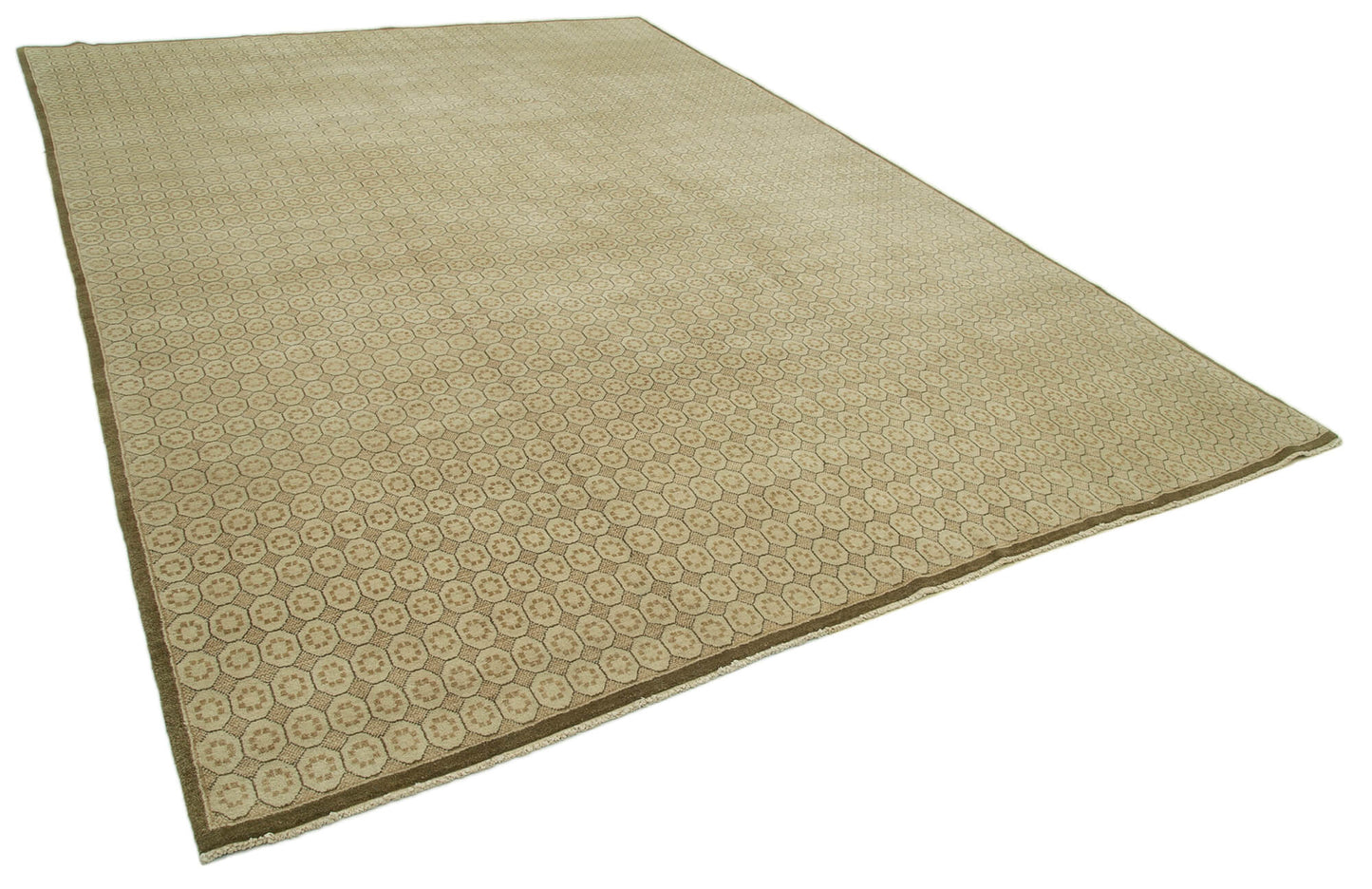 9x12 Beige Oushak Rug - 33509