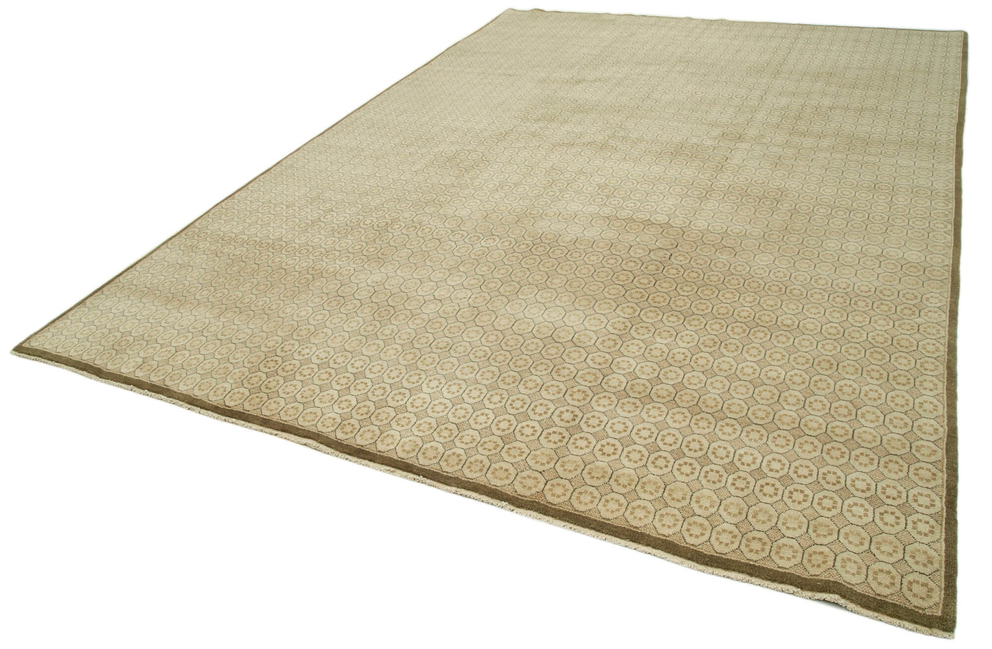 9x12 Beige Oushak Rug - 33509