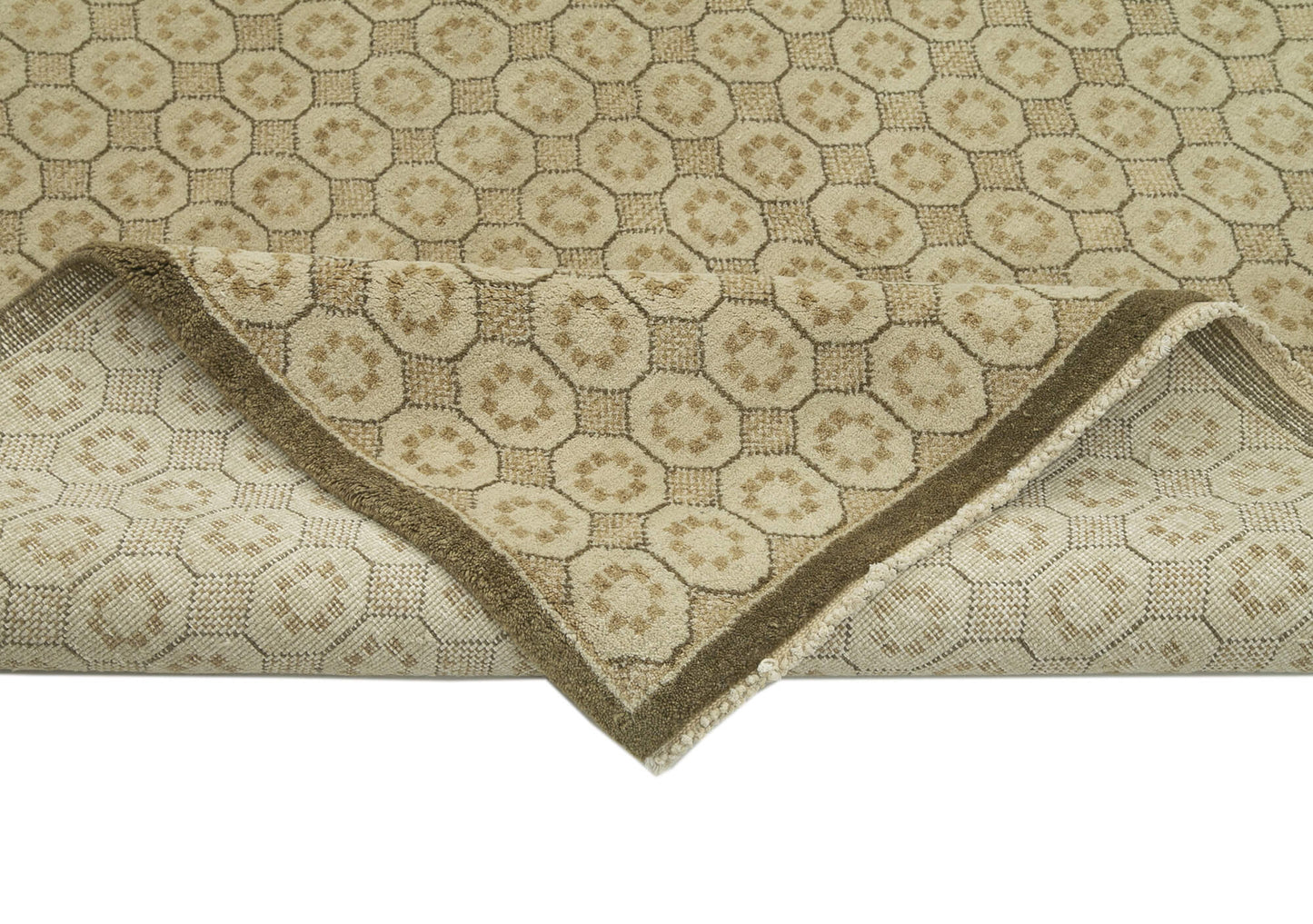 9x12 Beige Oushak Rug - 33509