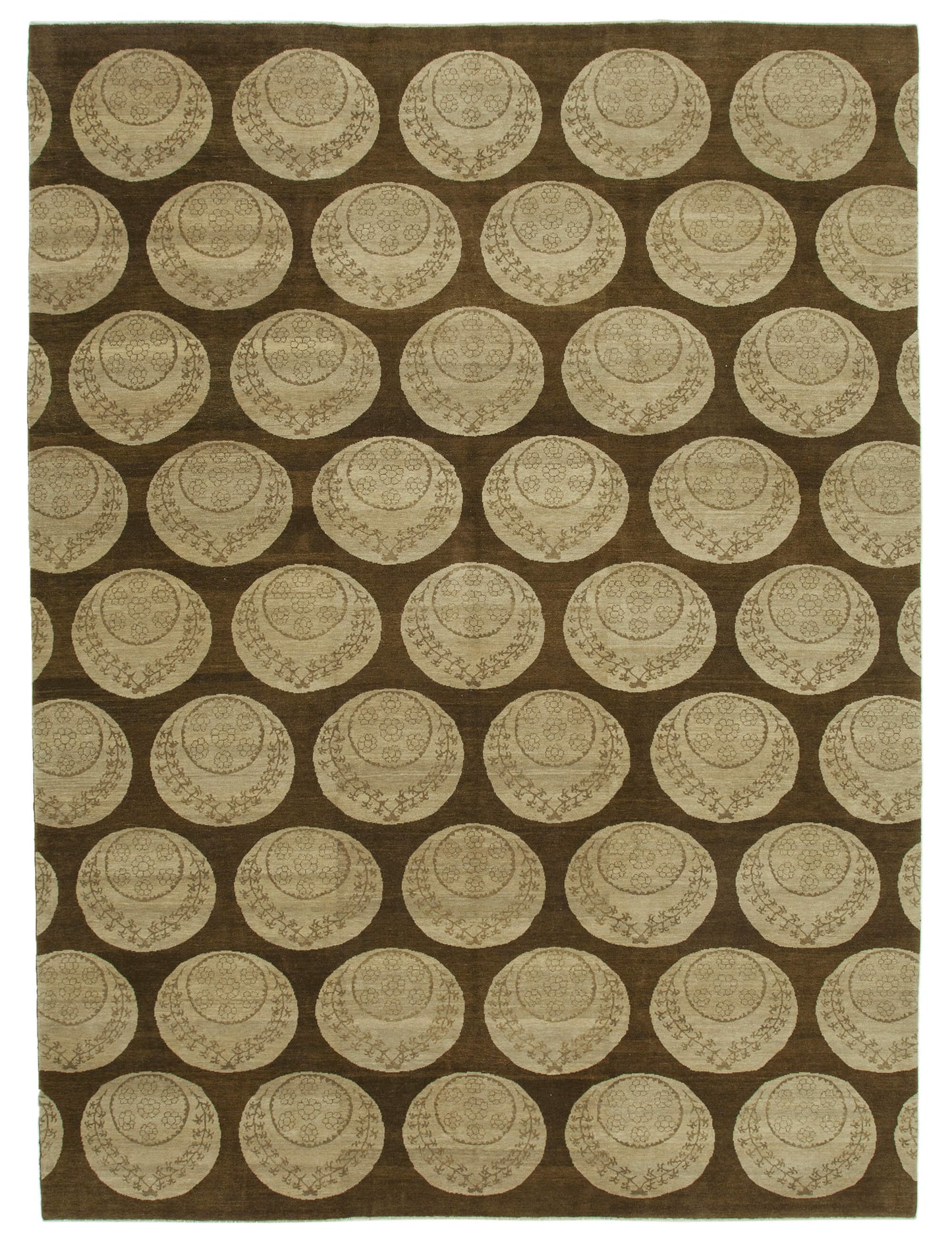 9x12 Brown Oushak Rug - 33511