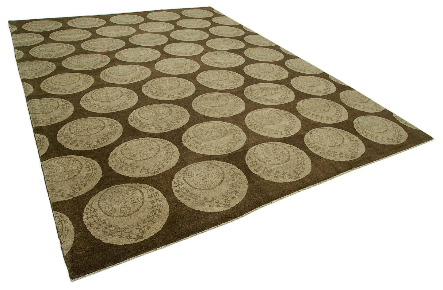 9x12 Brown Oushak Rug - 33511