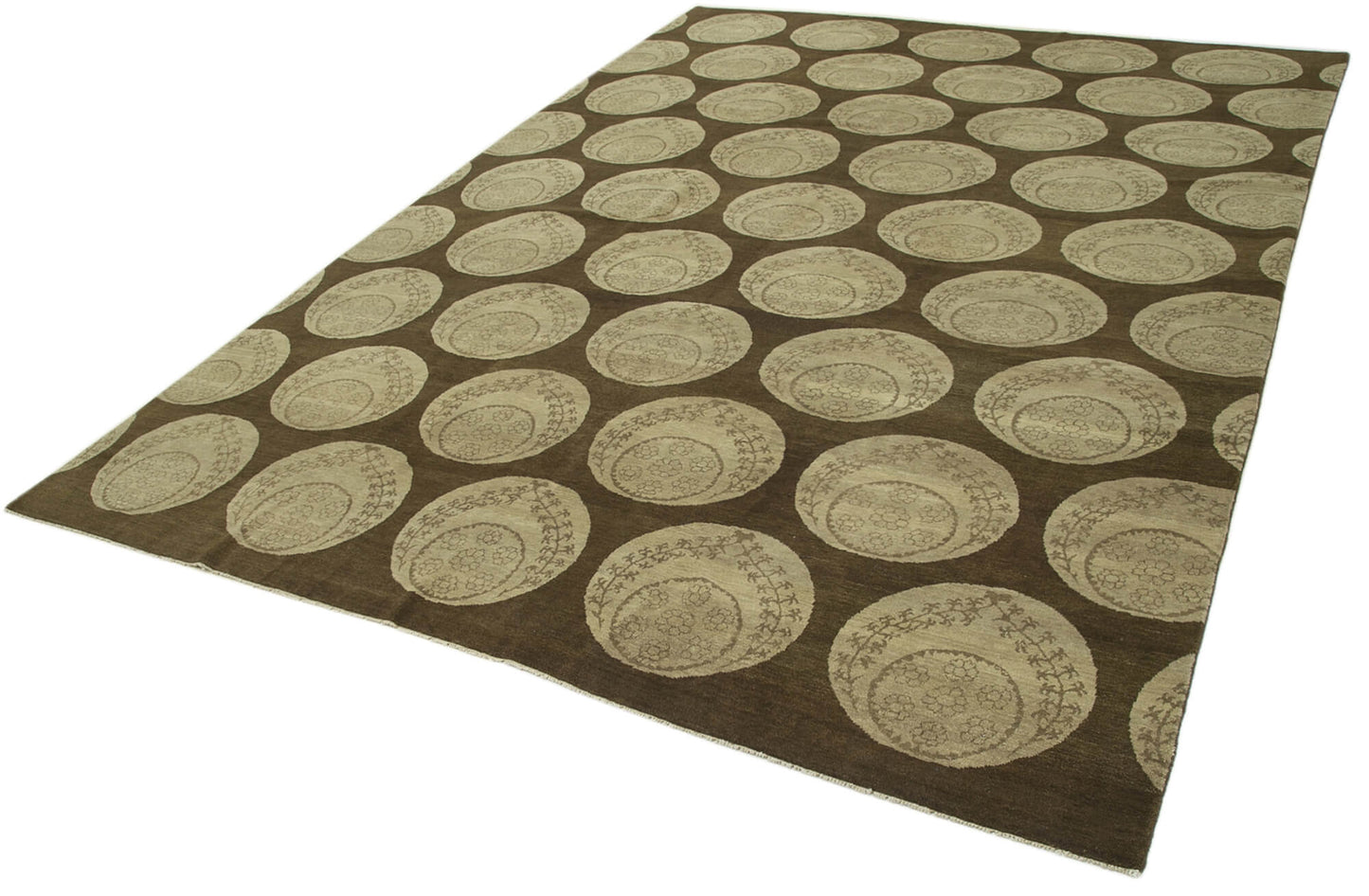 9x12 Brown Oushak Rug - 33511