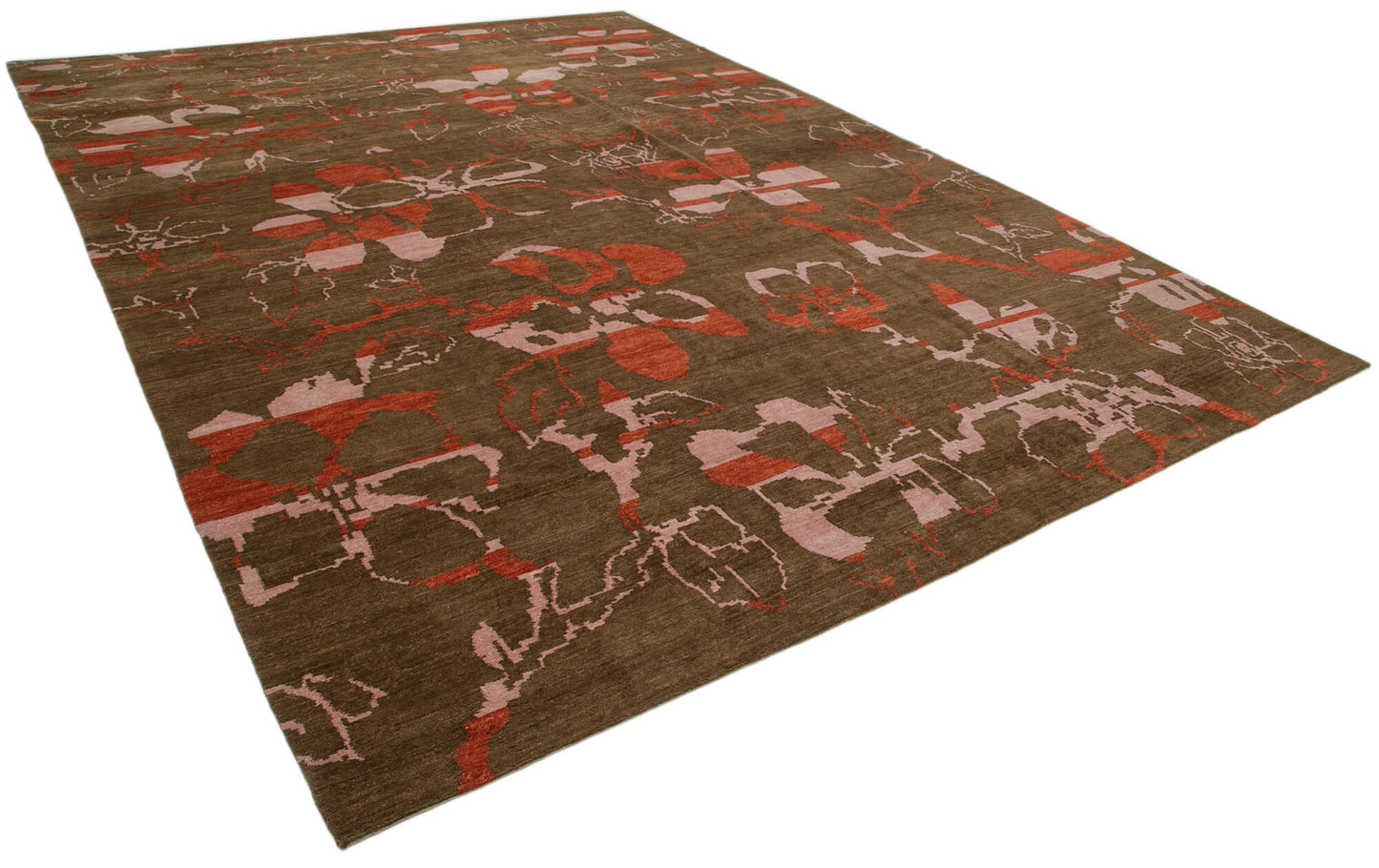 10x14 Brown Oushak Rug - 33522