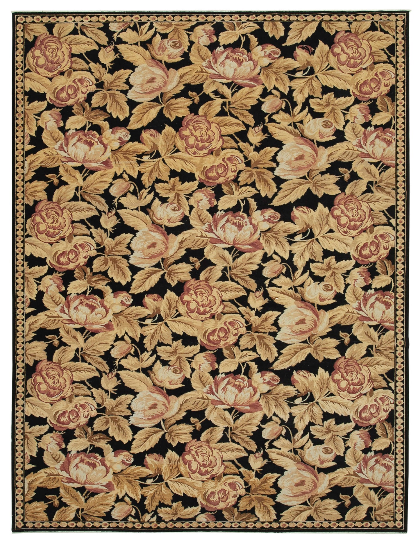 9x11 Beige Oushak Rug - 33523