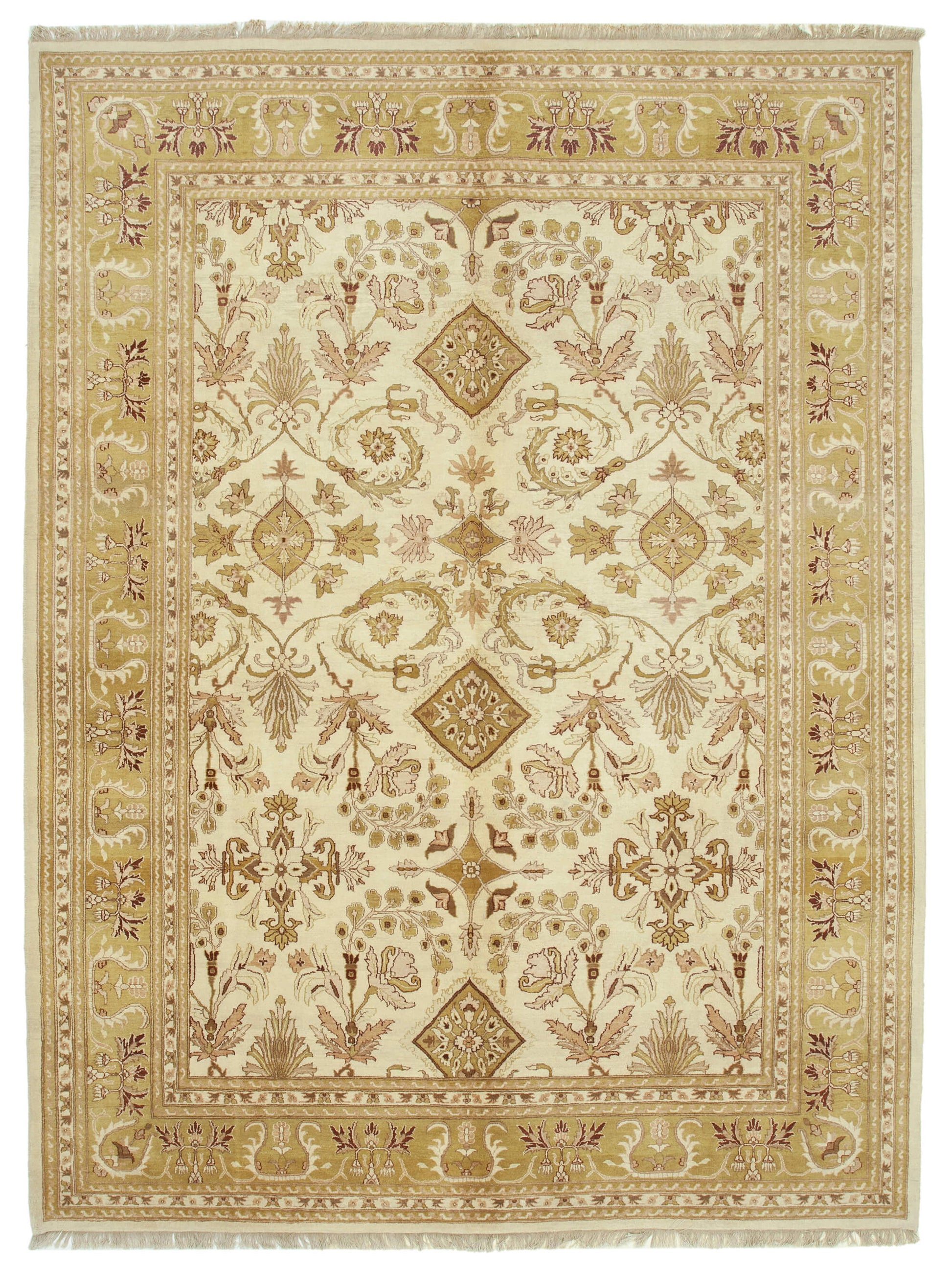 9x12 Beige Oushak Rug - 33529