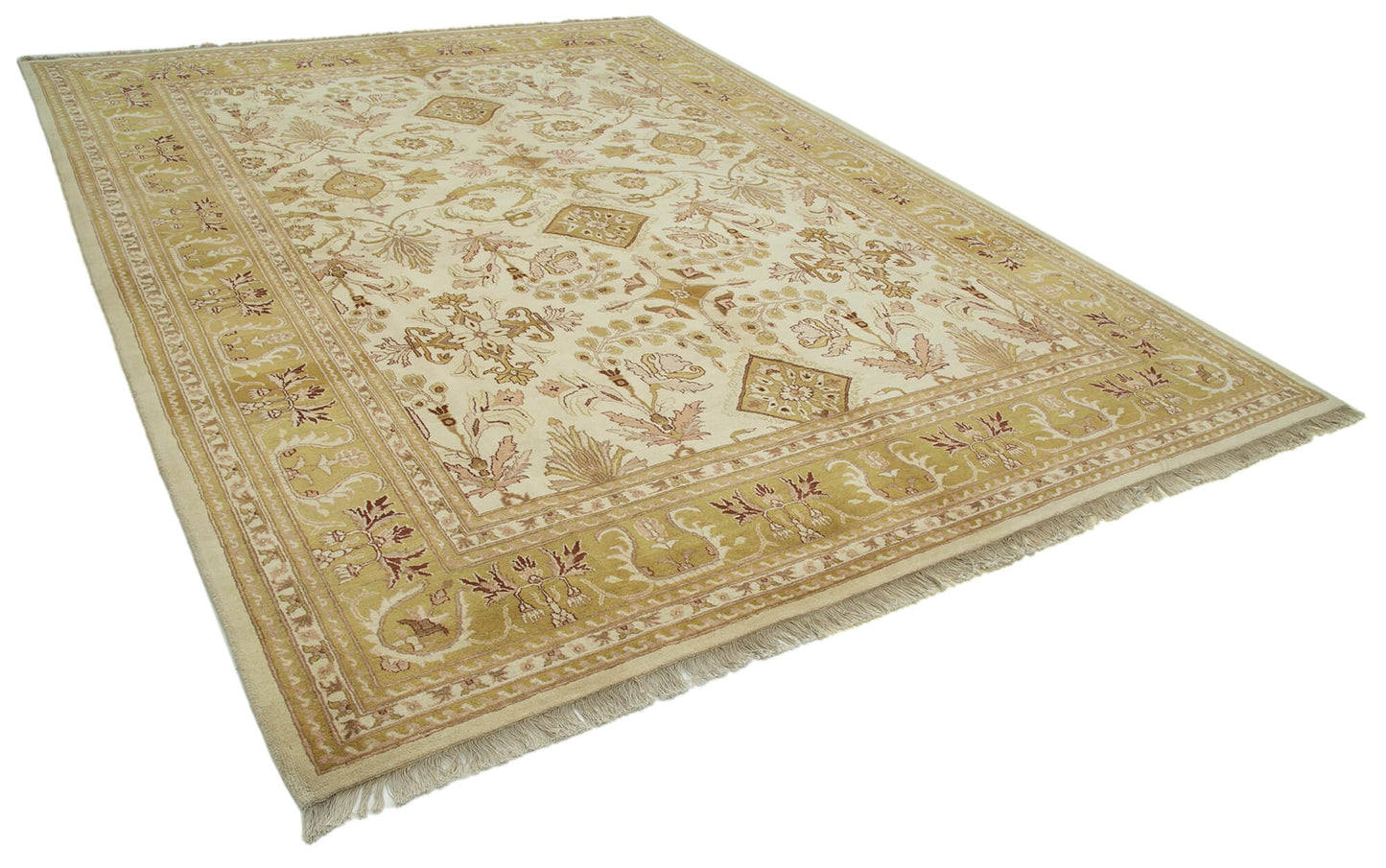 9x12 Beige Oushak Rug - 33529