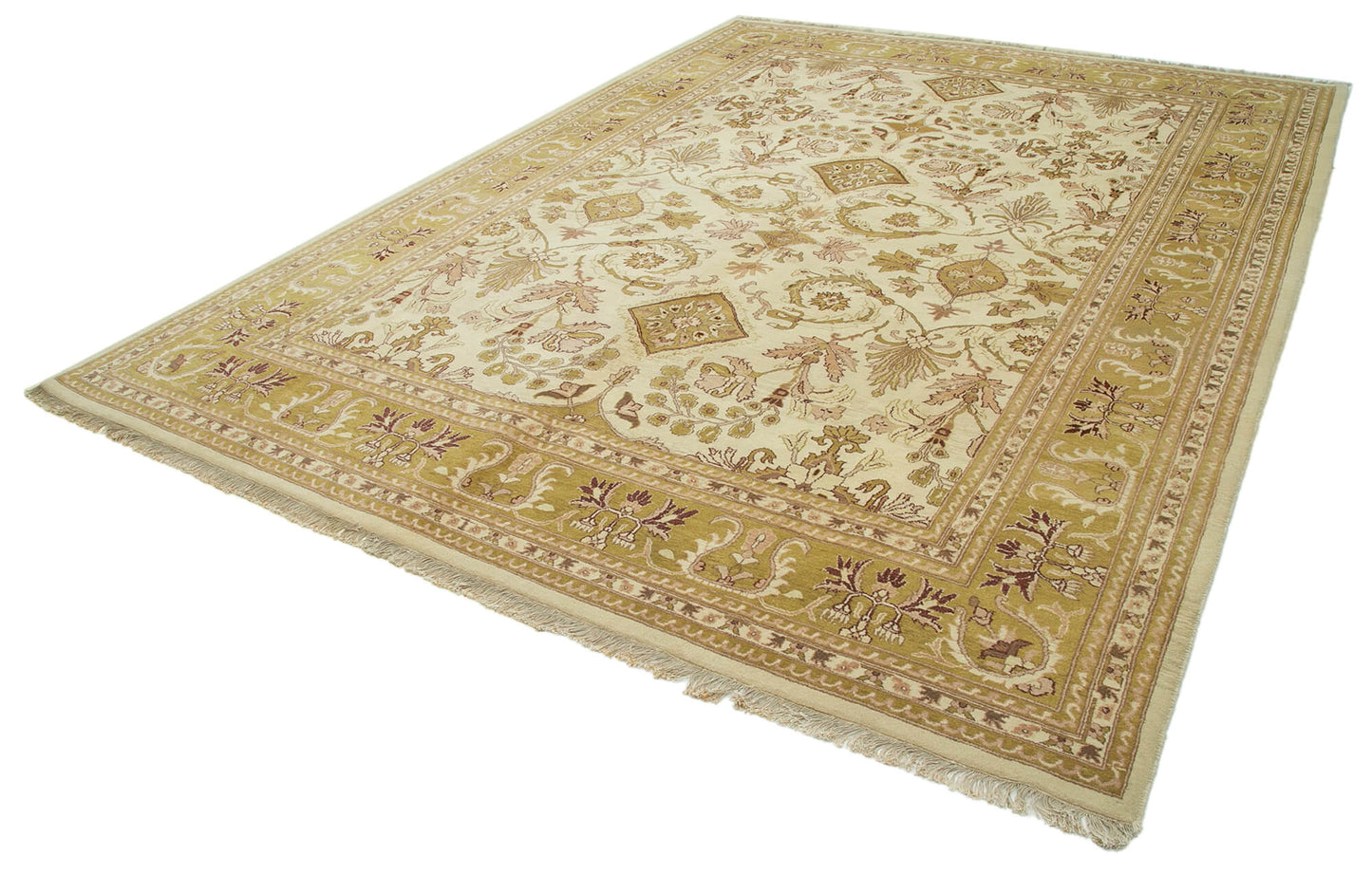 9x12 Beige Oushak Rug - 33529