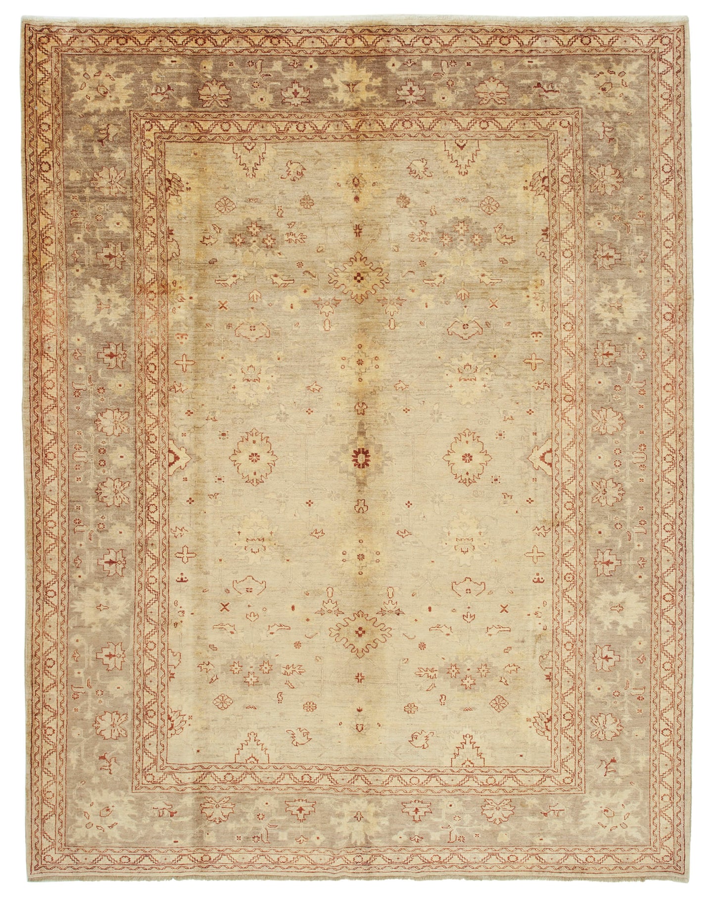 9x12 Beige Oushak Rug - 33530