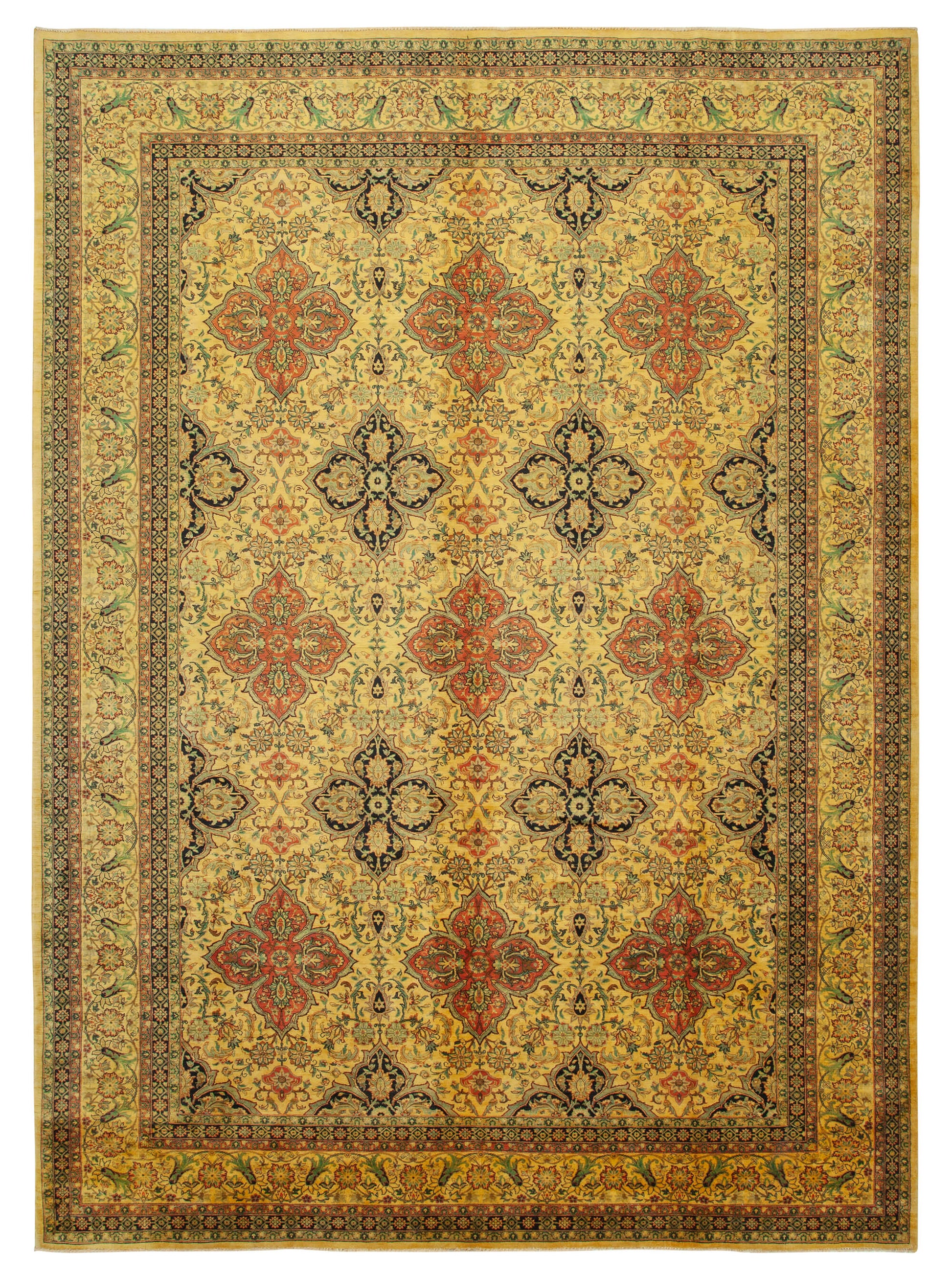 10x14 Yellow Oushak Rug - 33532