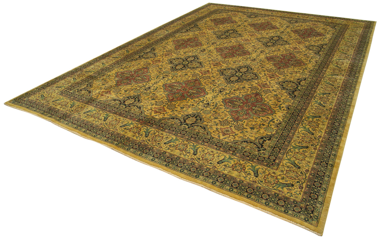 10x14 Yellow Oushak Rug - 33532